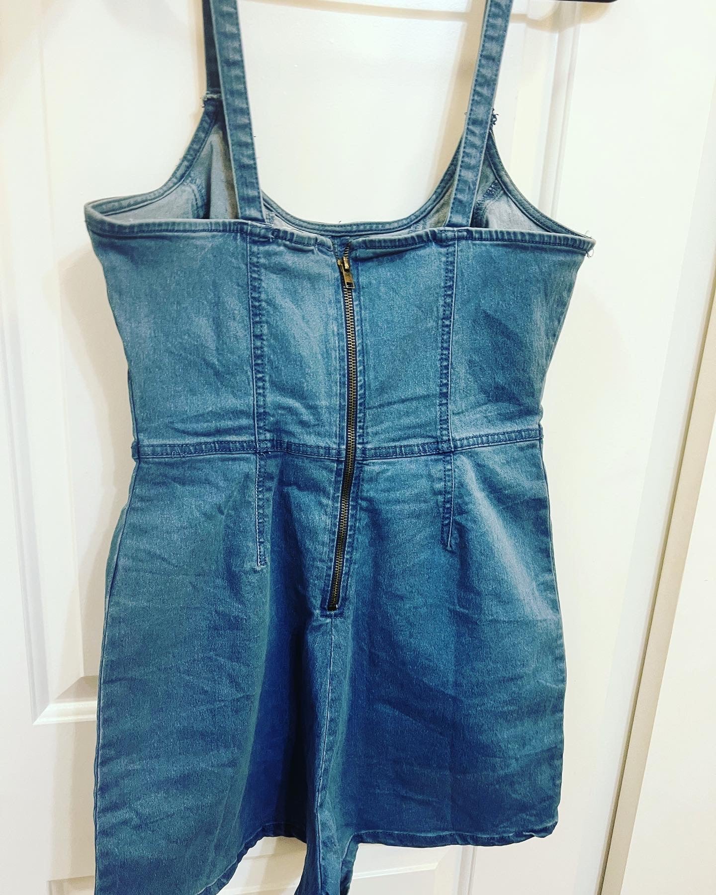 Denim Romper