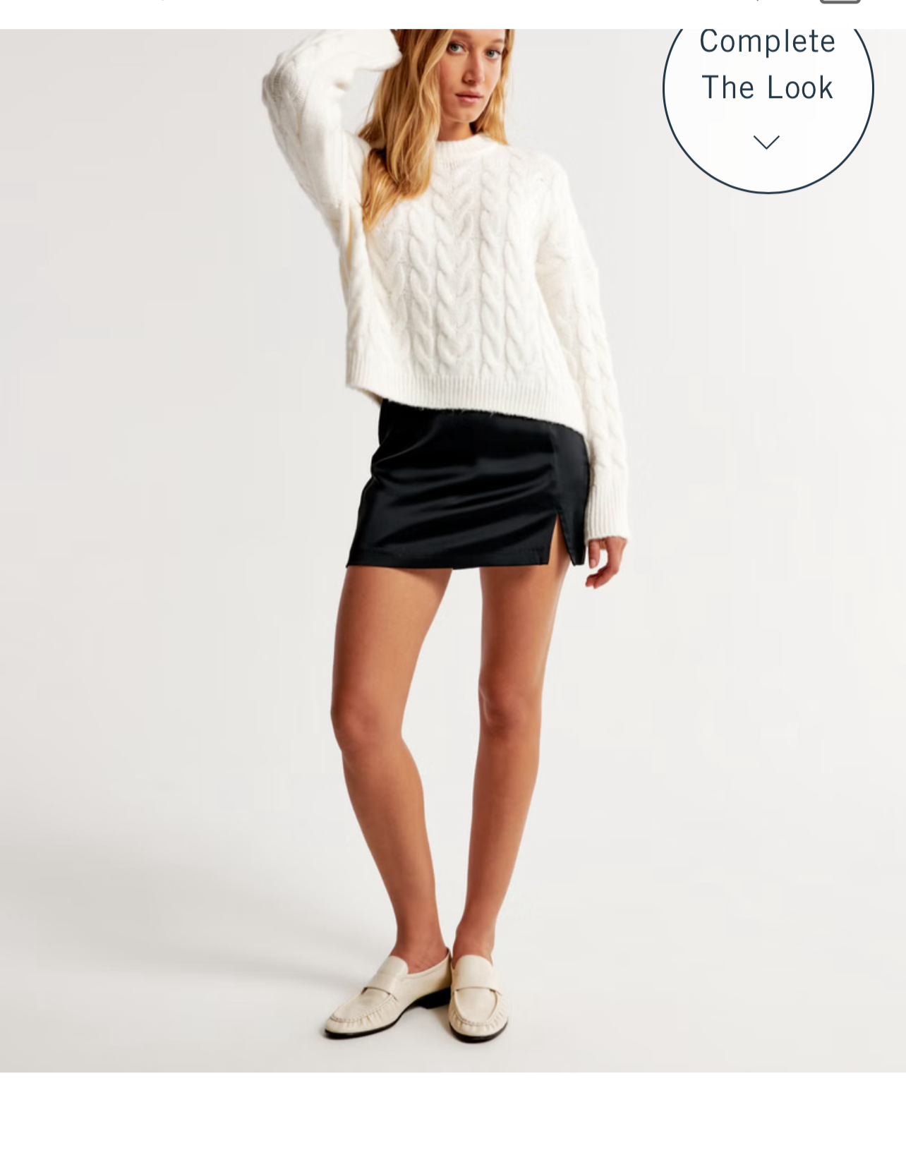Abercrombie & Fitch Cable Knit Sweater