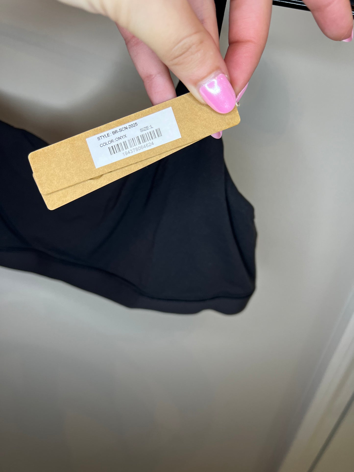 SKIMS Black Scoopneck Bralette