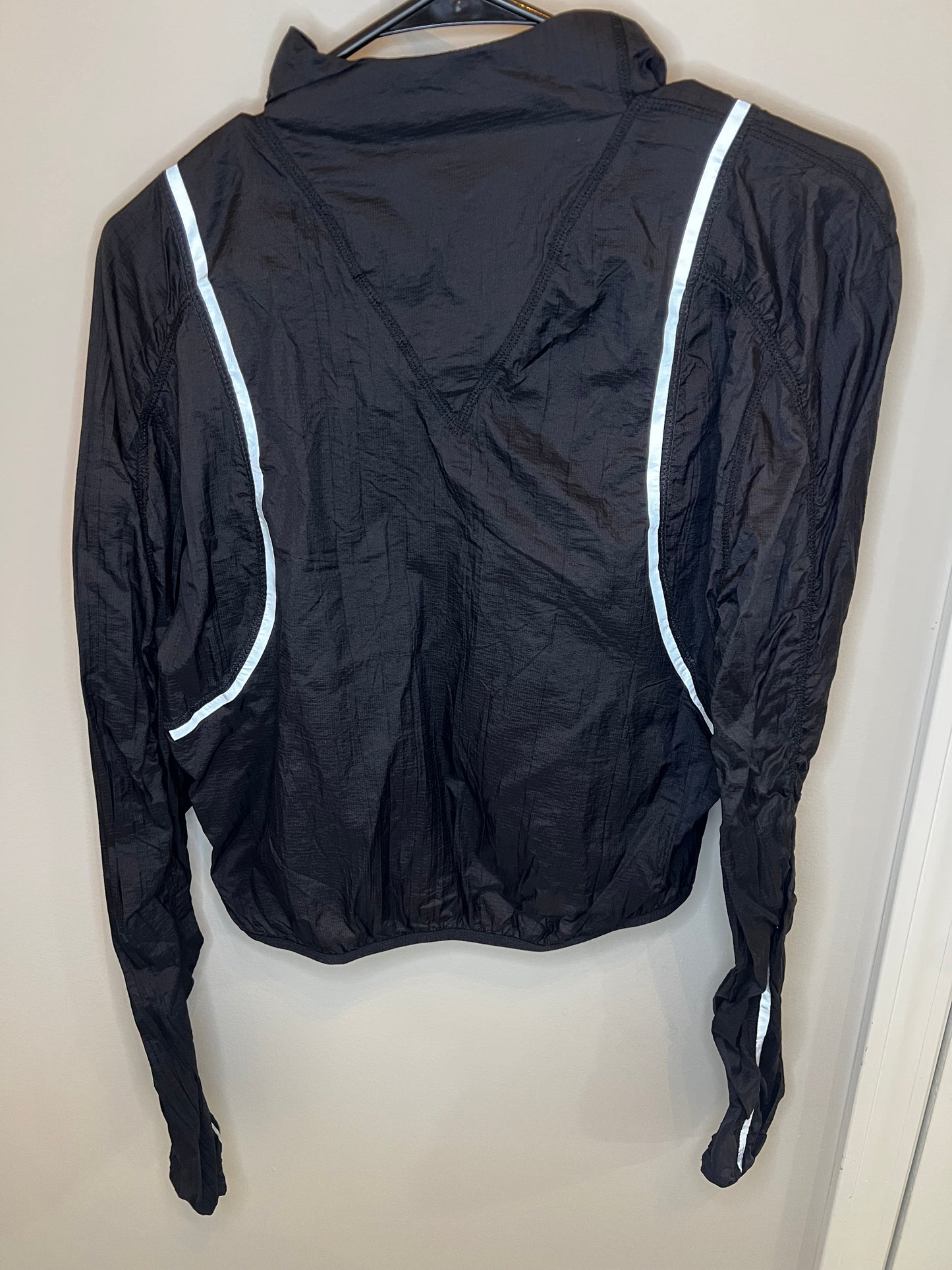 Free People Black Windbreaker