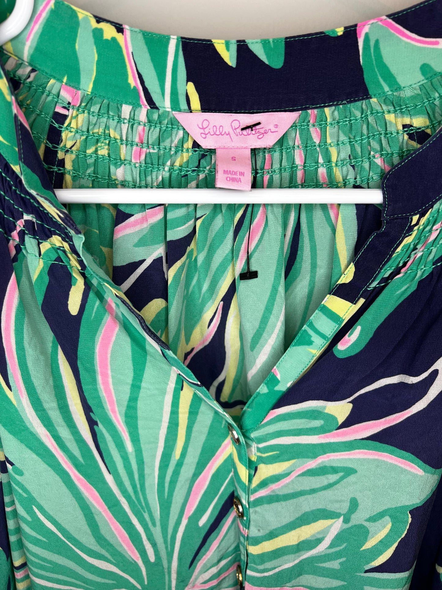 Lilly Pulitzer Button Front Long Sleeve