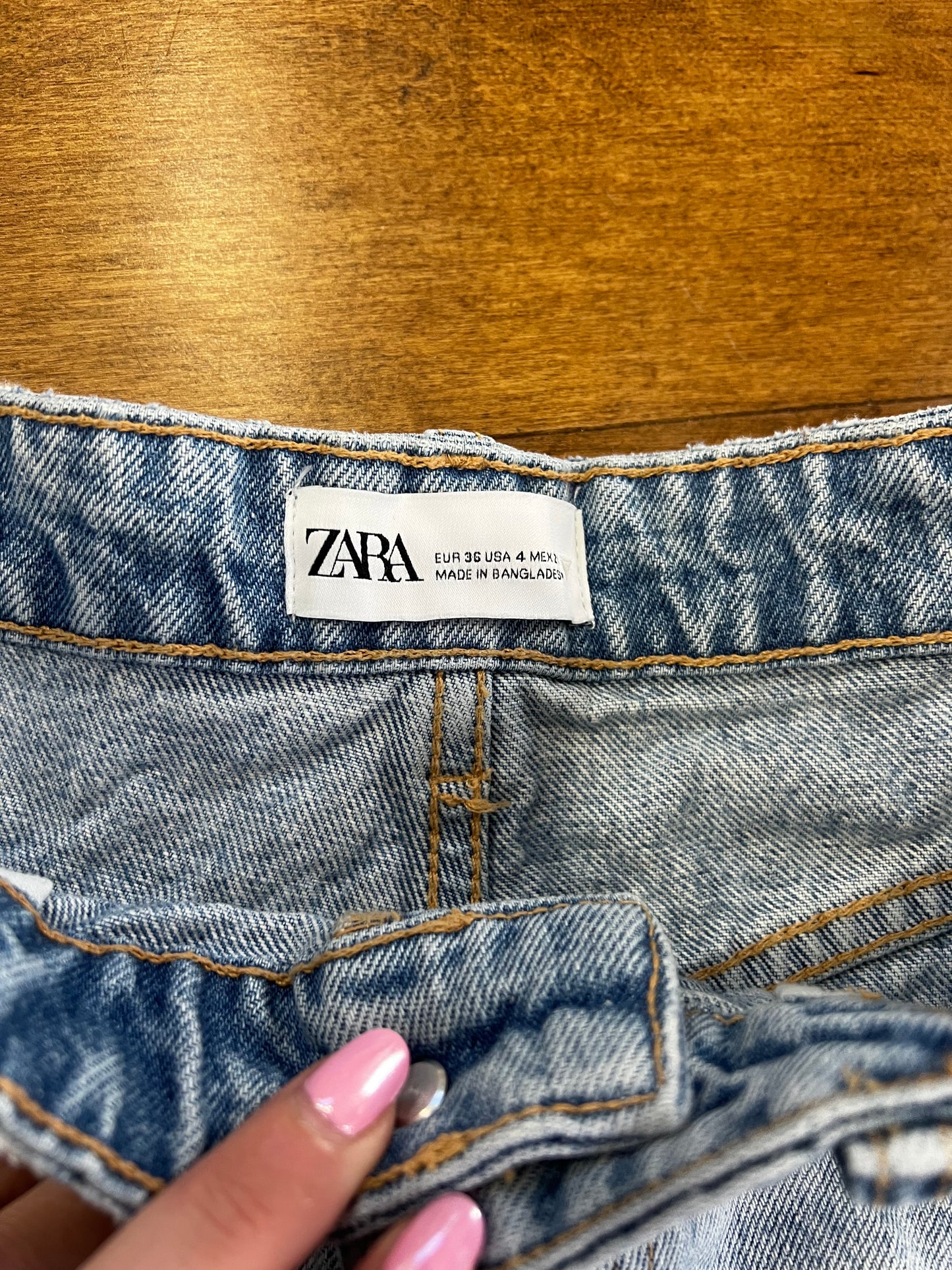Zara Denim Cutoff Shorts