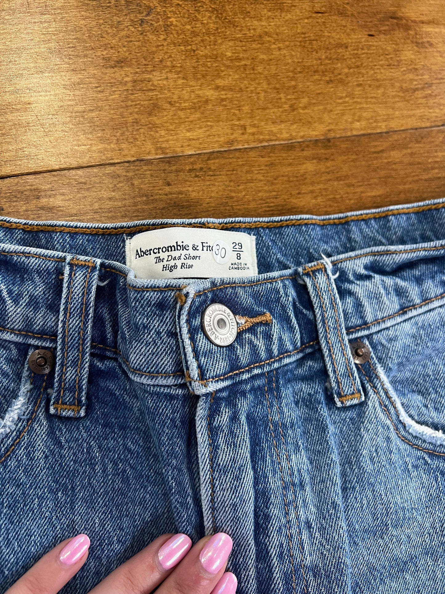 Abercrombie & Fitch High Rise Dad Short