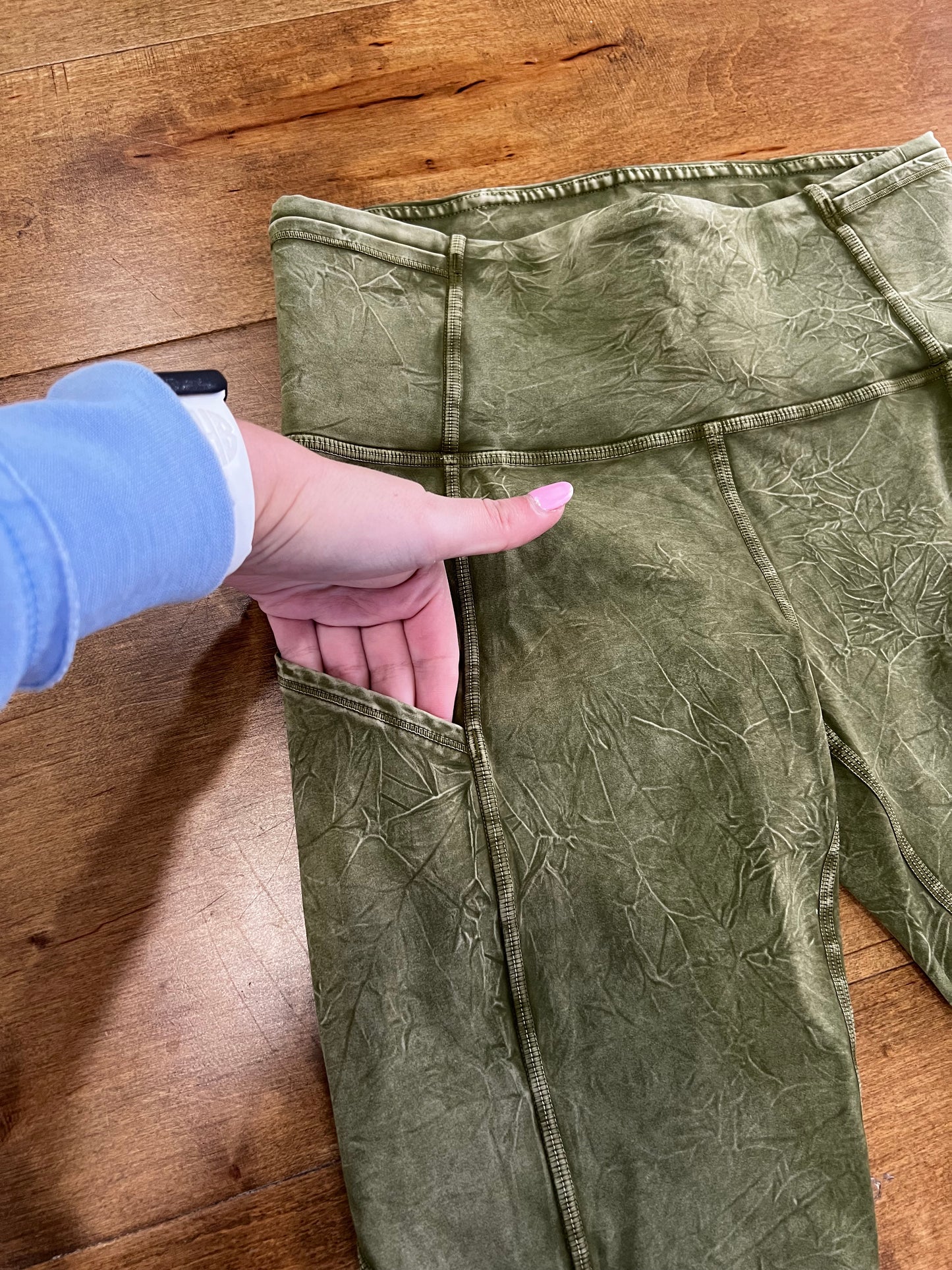 Lululemon Green Fast & Free Leggings