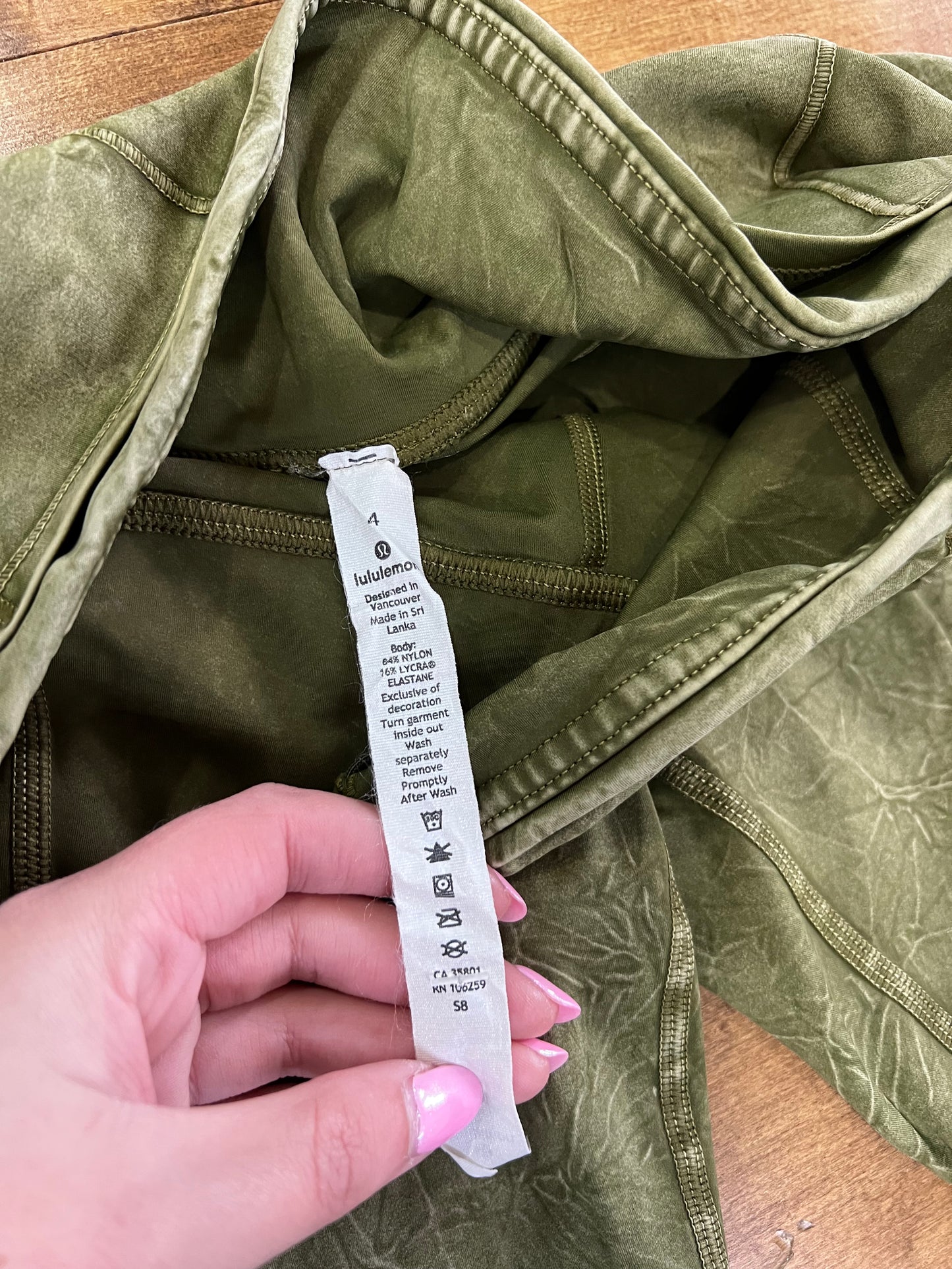 Lululemon Green Fast & Free Leggings