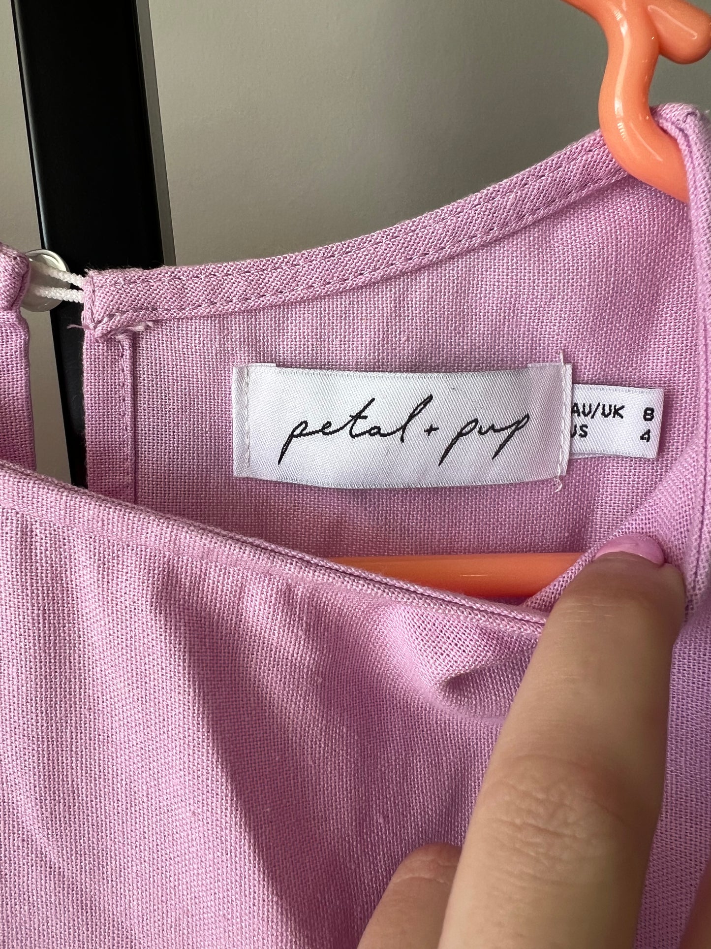 Petal & Pup Pink Tiered Mini Dress