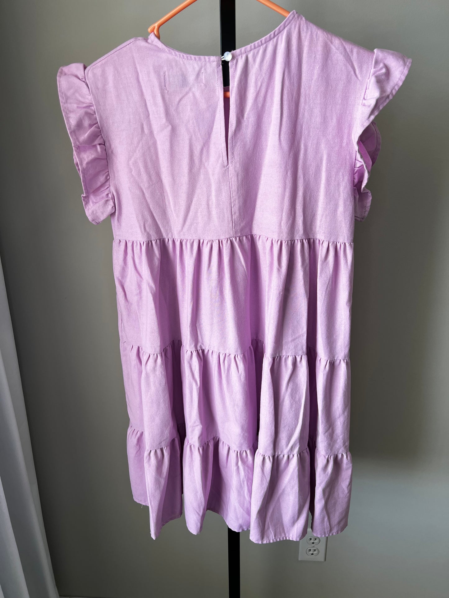 Petal & Pup Pink Tiered Mini Dress