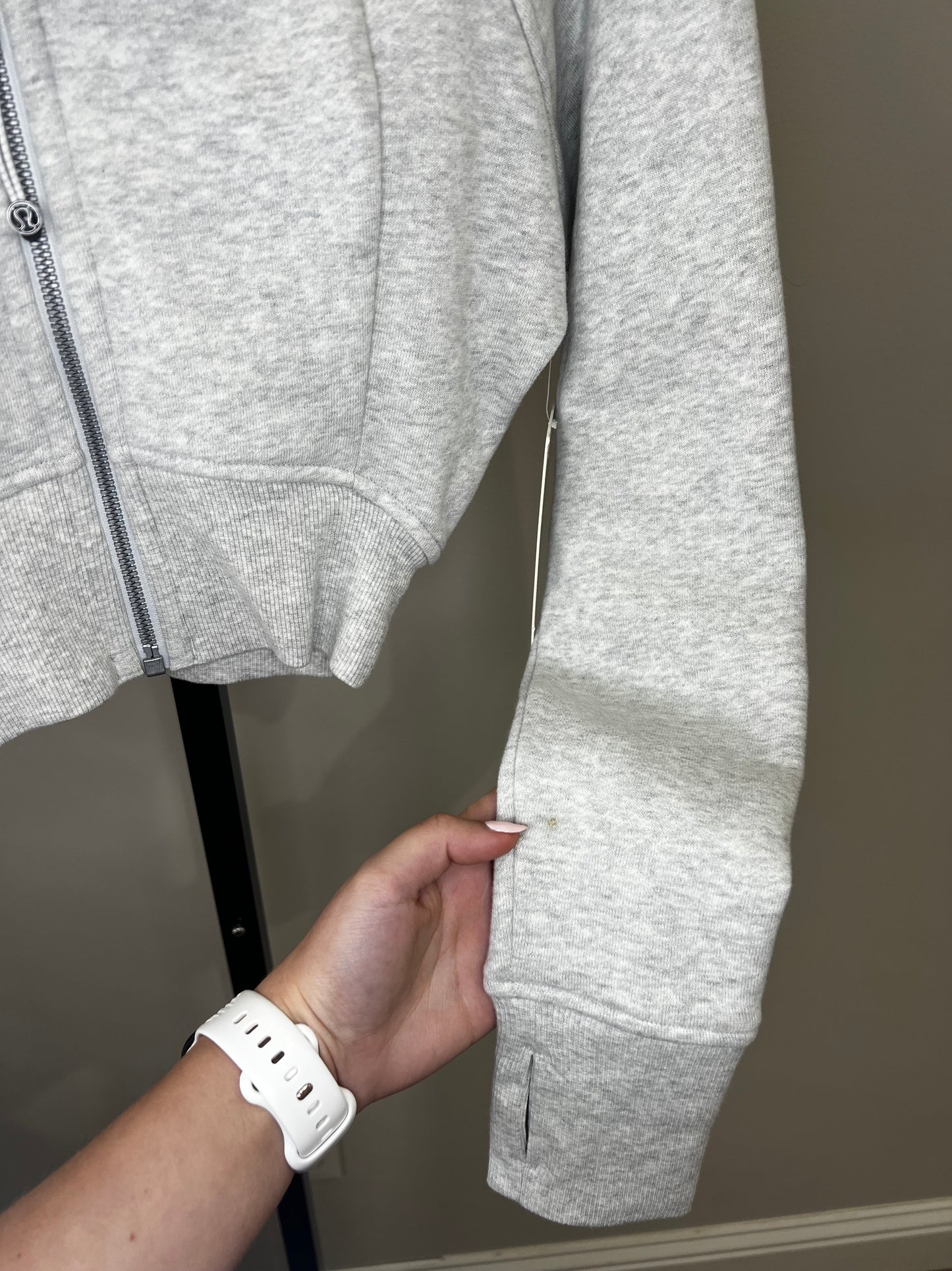 Lululemon Cropped Full Zip Scuba Jacket- 0