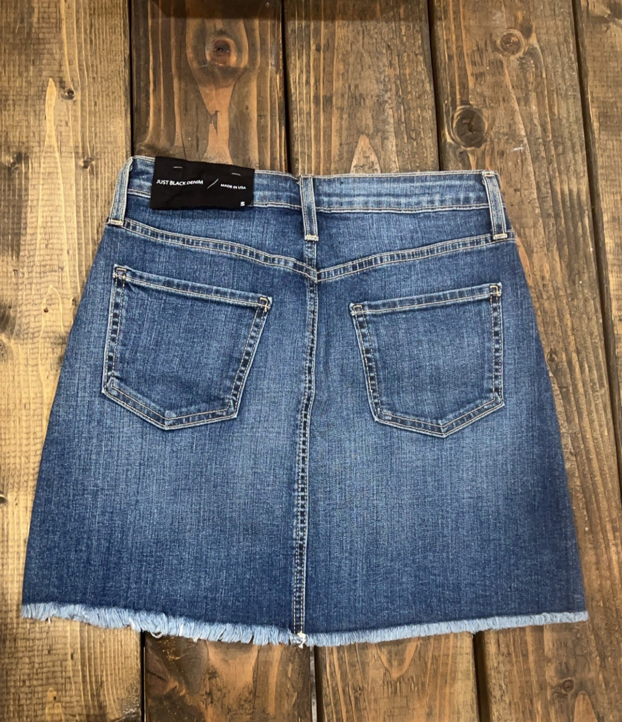 Just Black Denim Denim Skirt- Small
