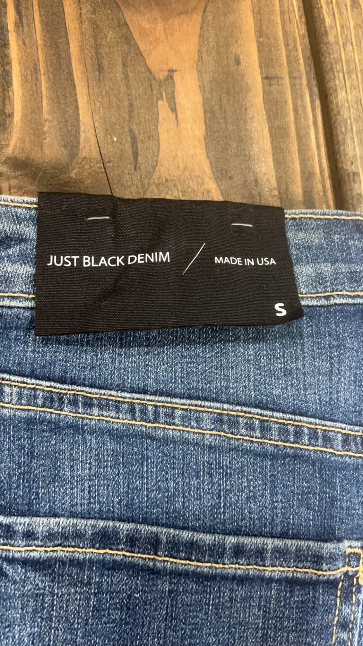 Just Black Denim Denim Skirt- Small