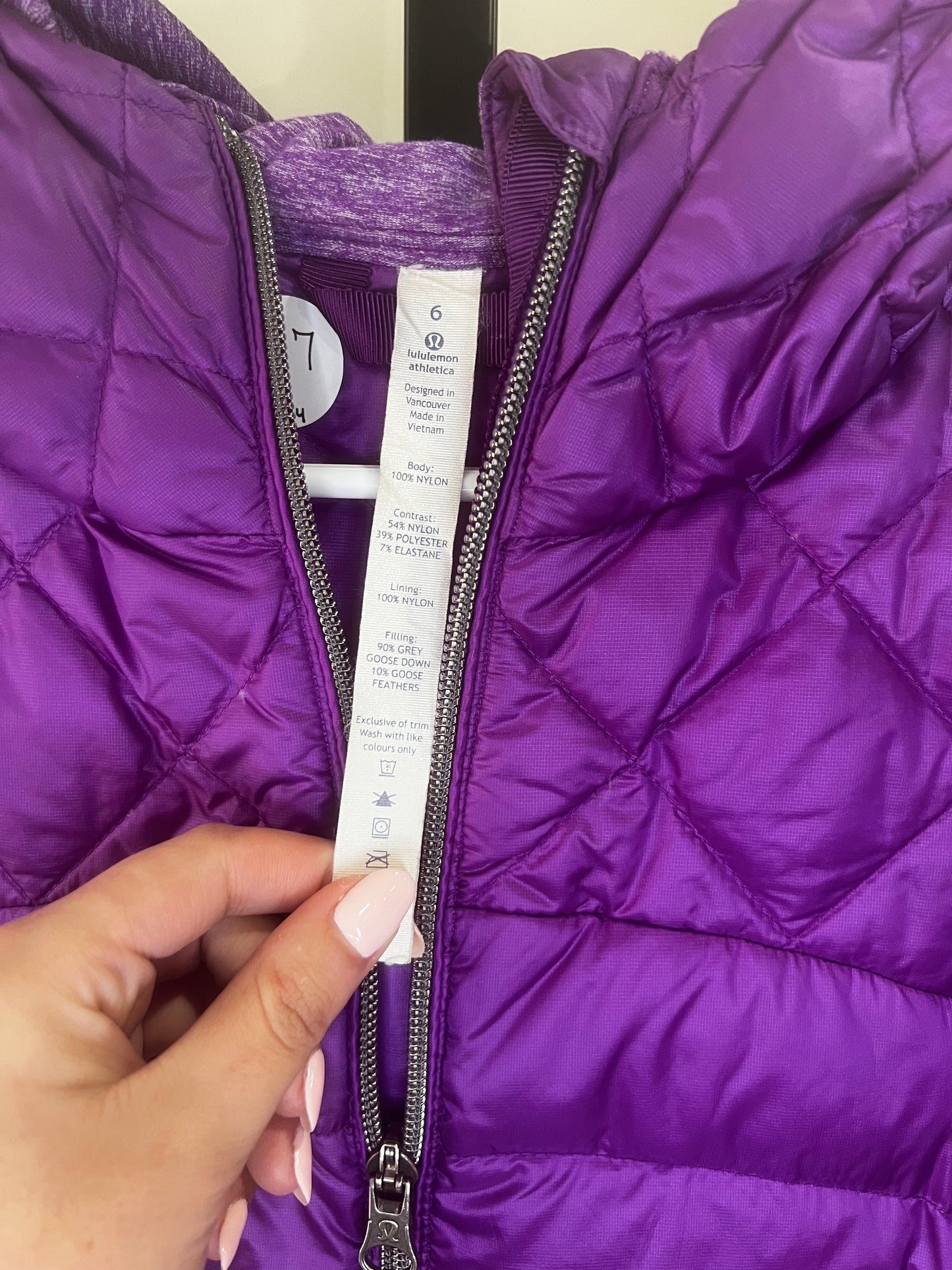 Lululemon Down For A Run Hooded Jacket- 6