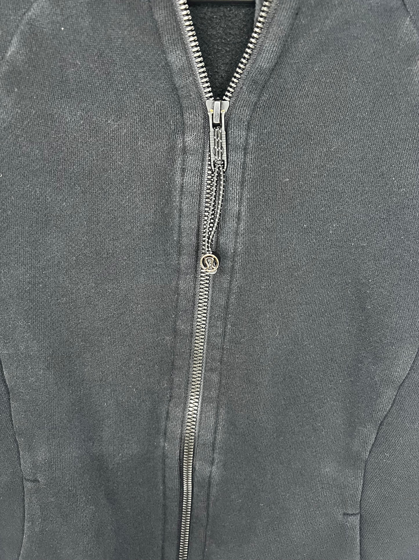 Lululemon Black Full Zip Scuba Hooded Jacket- Sz 10