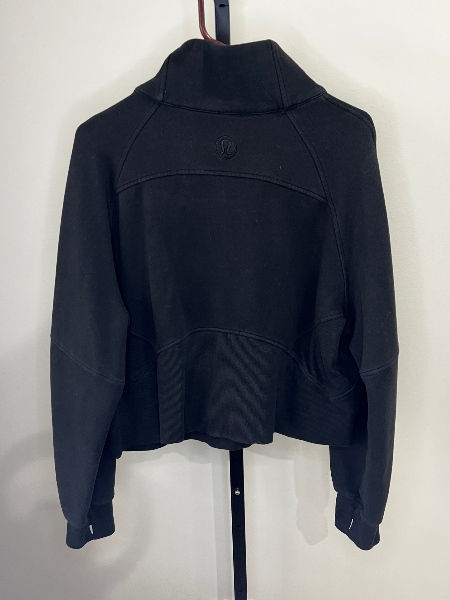 Lululemon Black Funnel Scuba Quarter Zip- M/L