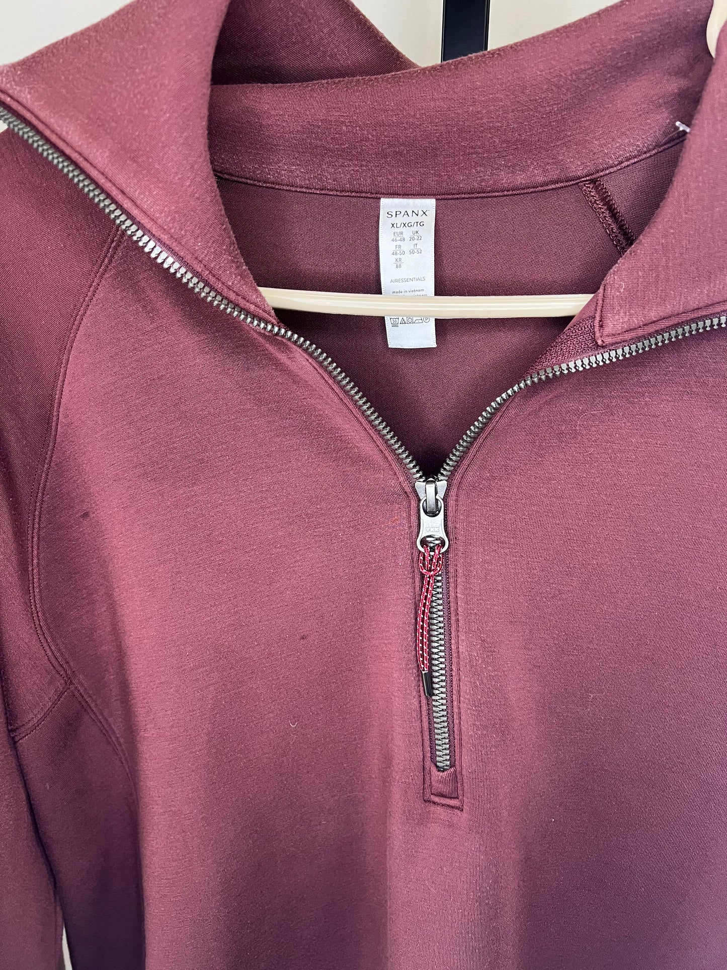 Spanx AirEssentials Quarter Zip- XL