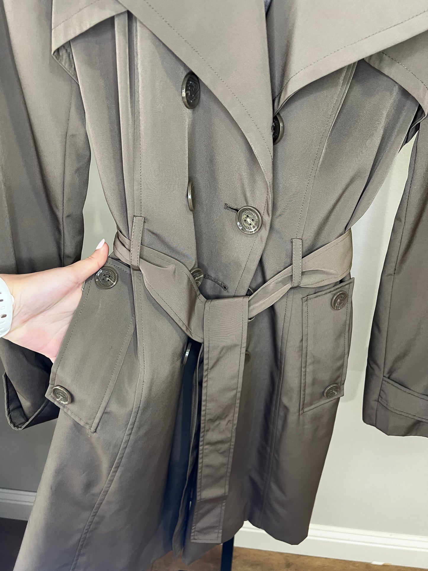 Calvin Klein Trench Coat- Small
