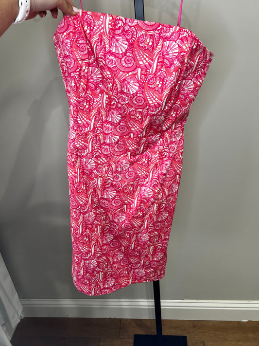 Vineyard Vines Strapless Seashell Dress- Sz 2
