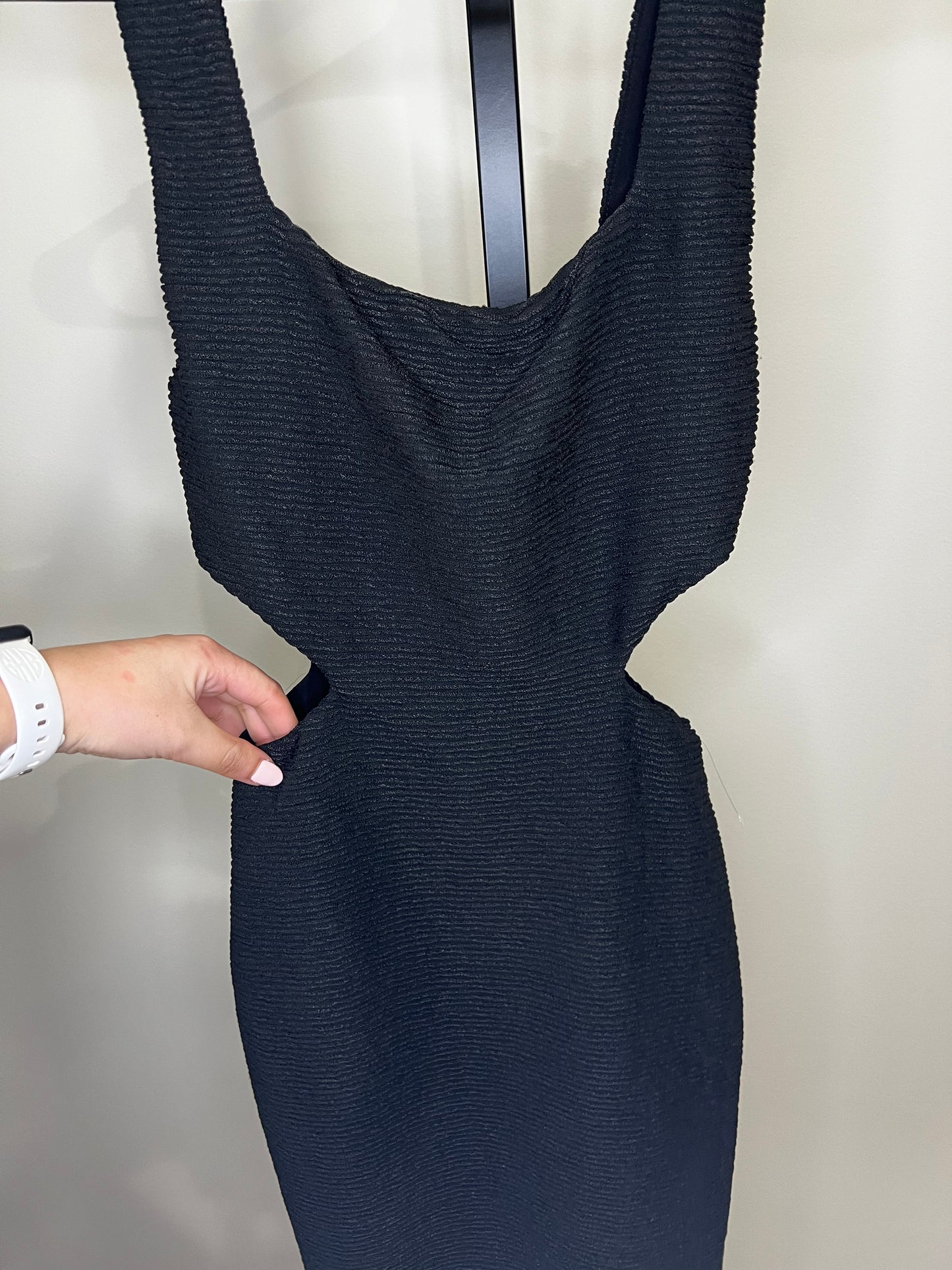 Rumer Black Cut-Out Mini Dress- Sz XS