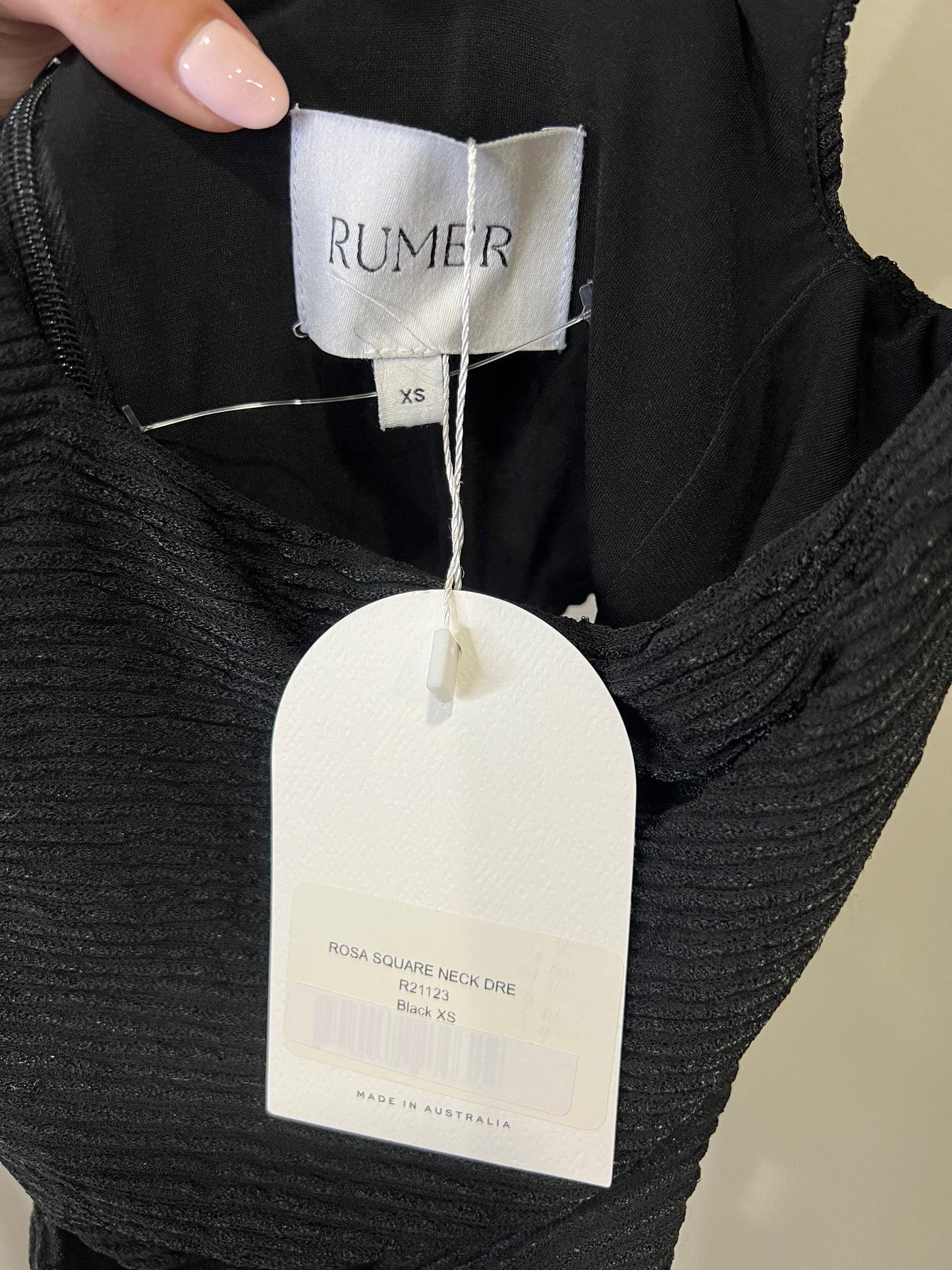 Rumer Black Cut-Out Mini Dress- Sz XS