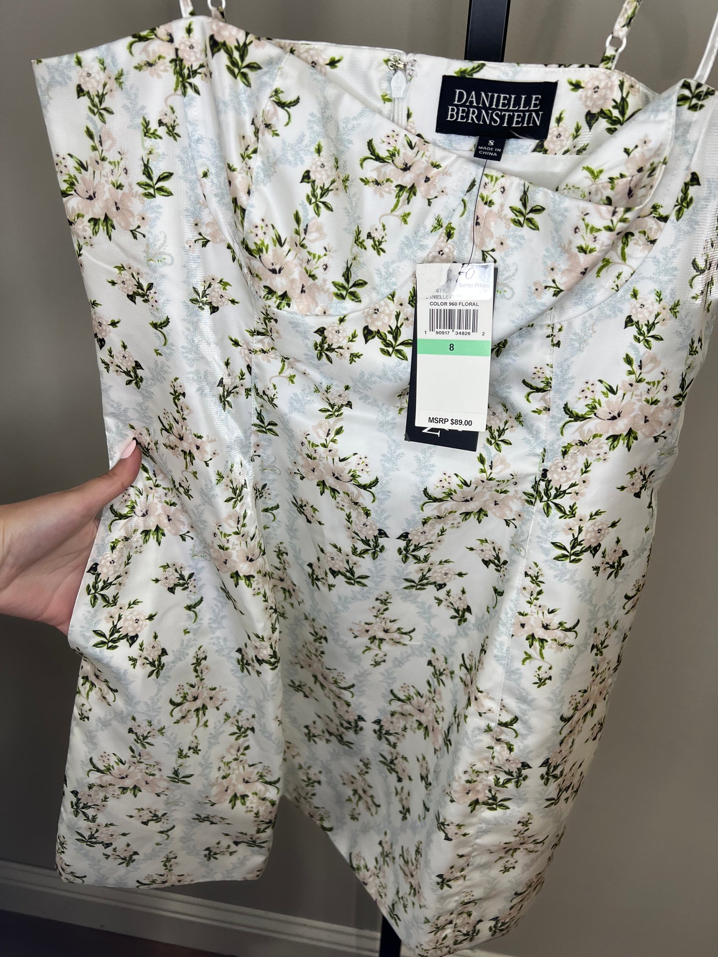 Danielle Bernstein Floral Mini Dress- Sz 8