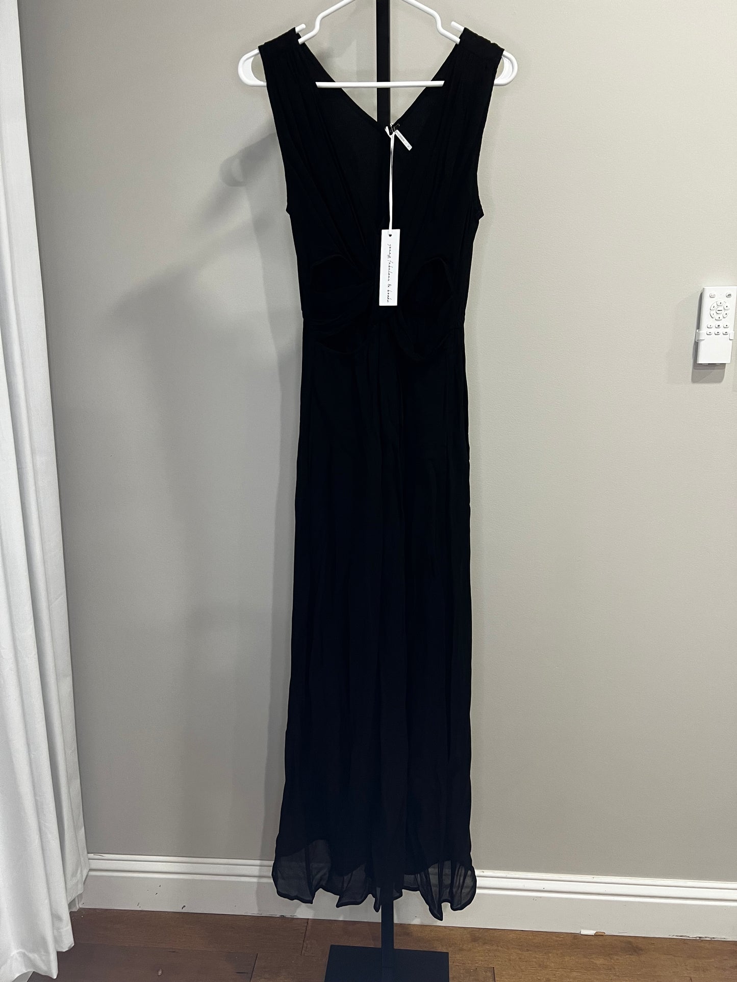 Young Fabulous & Broke Black Maxi Dress- Small