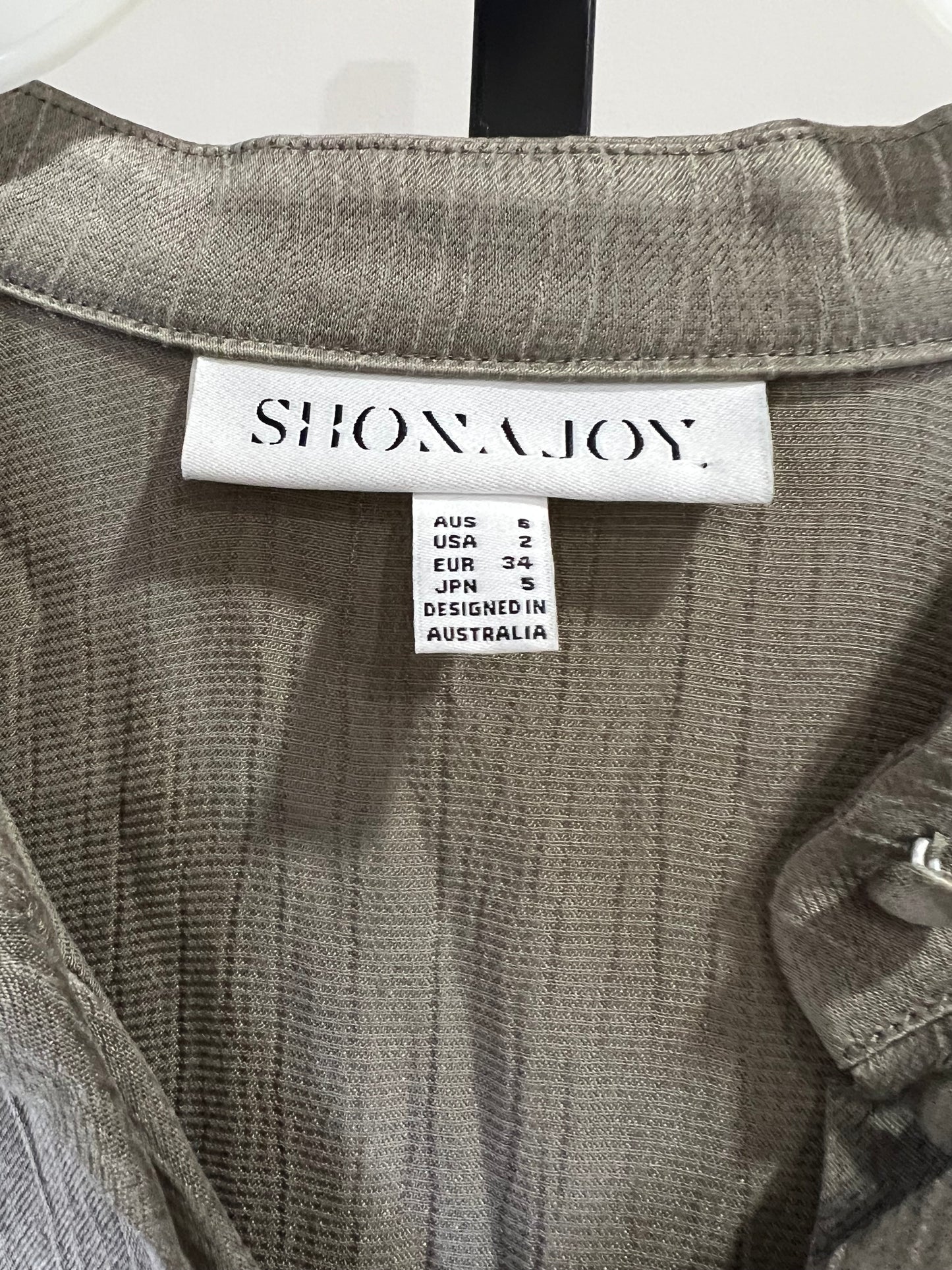 Shonajoy Green Cargo Dress- Sz 2