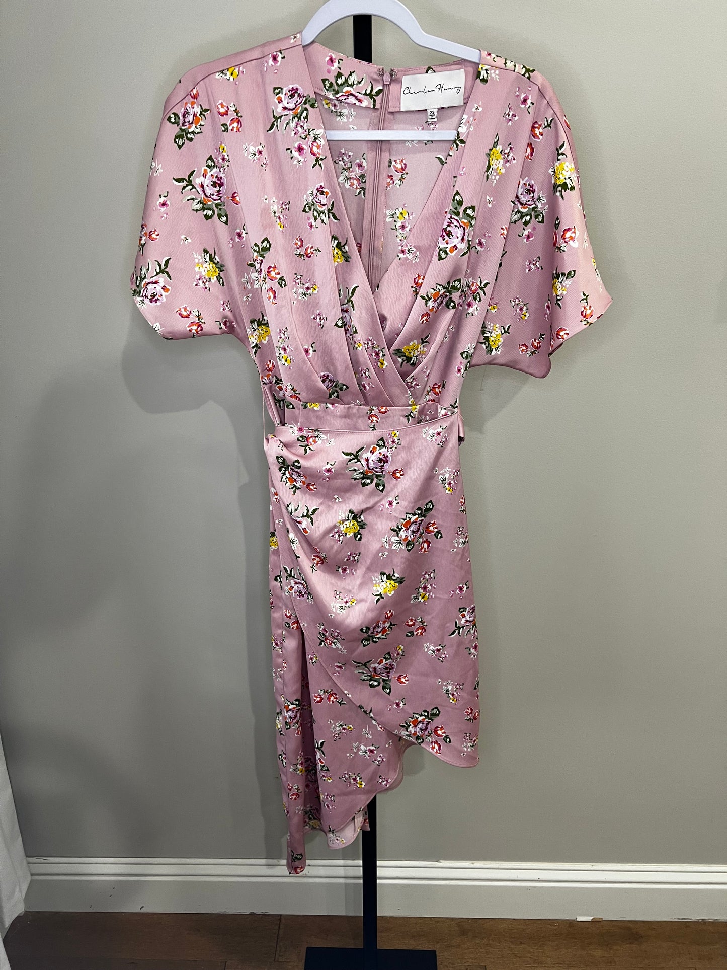 Charles Henry Floral Wrap Dress- XS