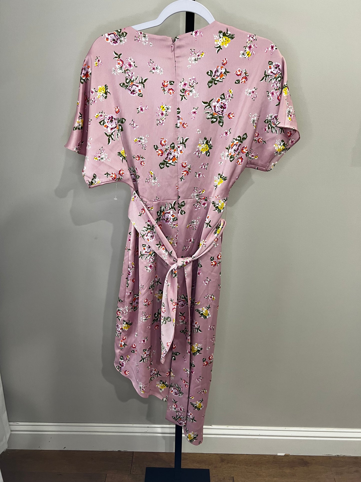 Charles Henry Floral Wrap Dress- XS