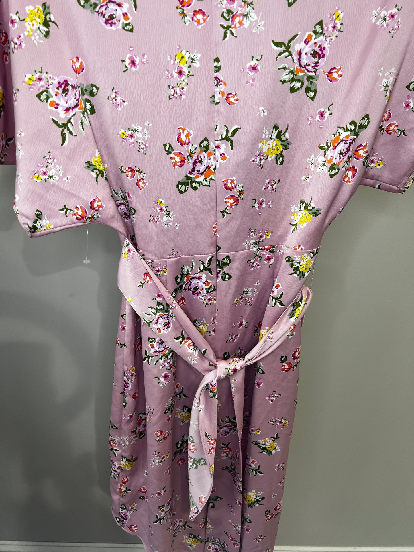 Charles Henry Floral Wrap Dress- XS