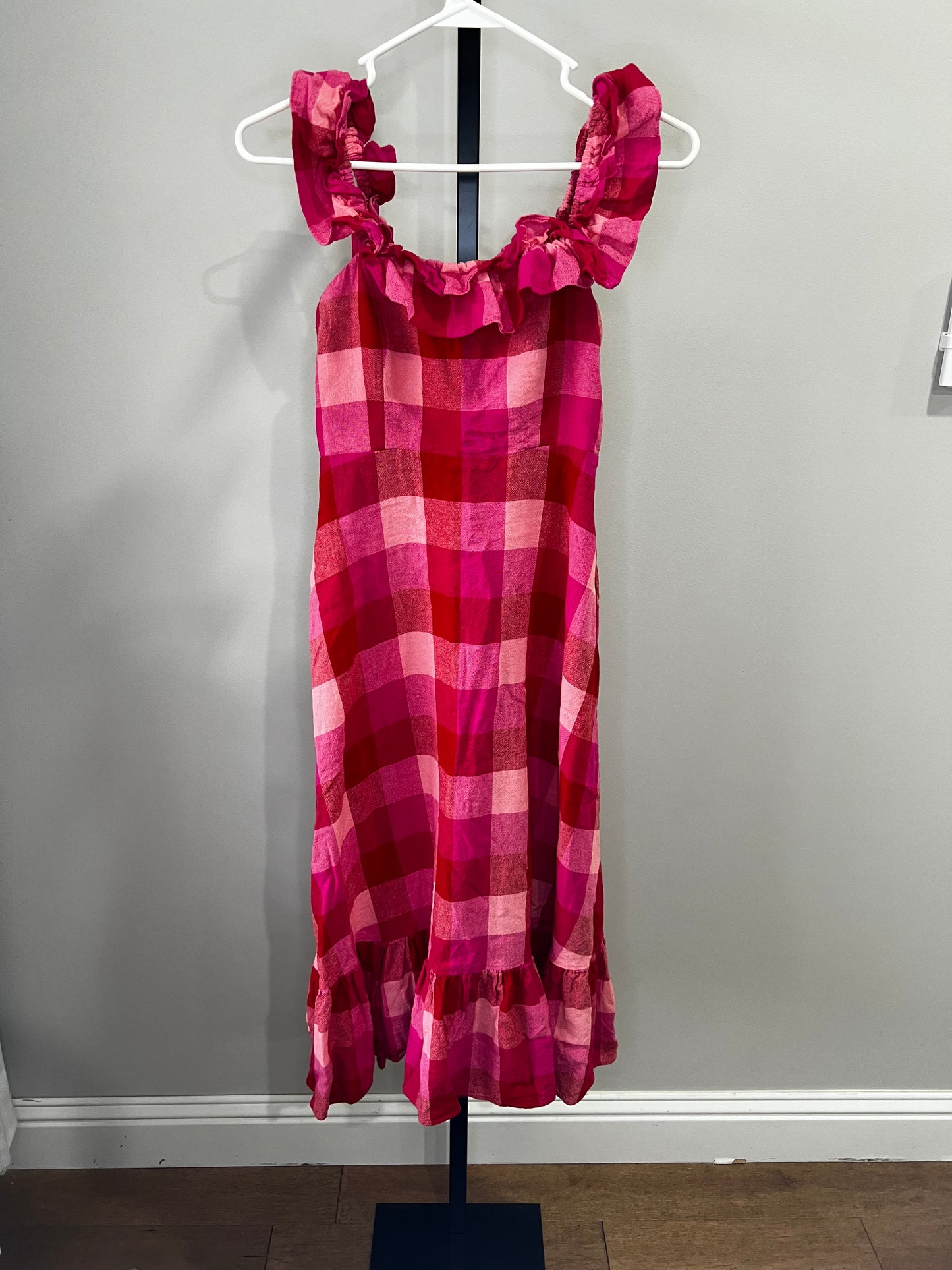 Kate Spade Checkered Midi Dress- XS