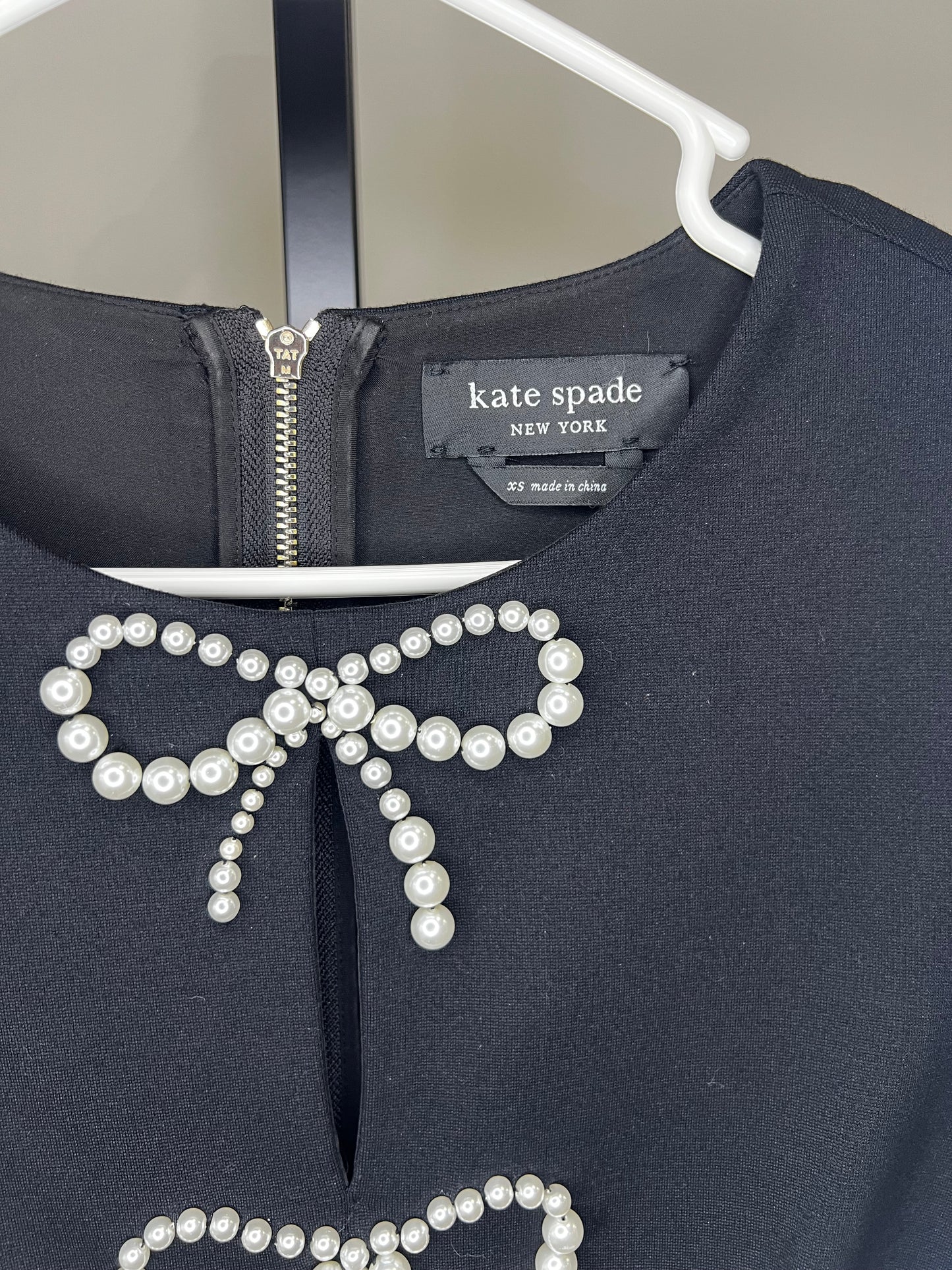 Kate Spade Pearl Bow Dress- XS