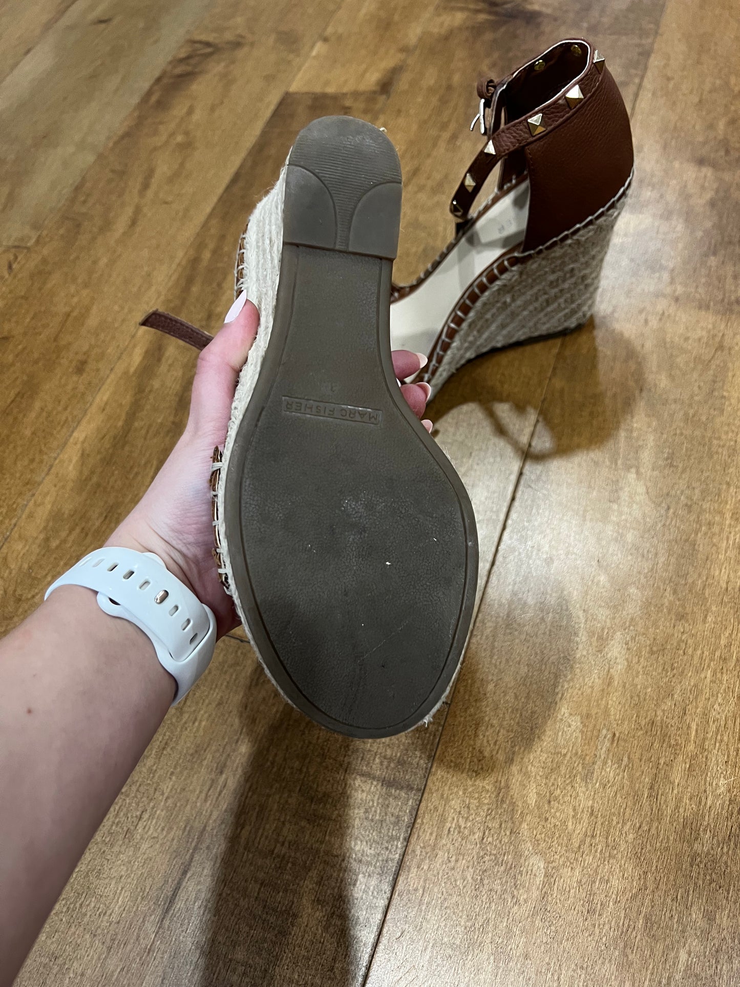 Marc Fisher Studded Wedges- Sz 8