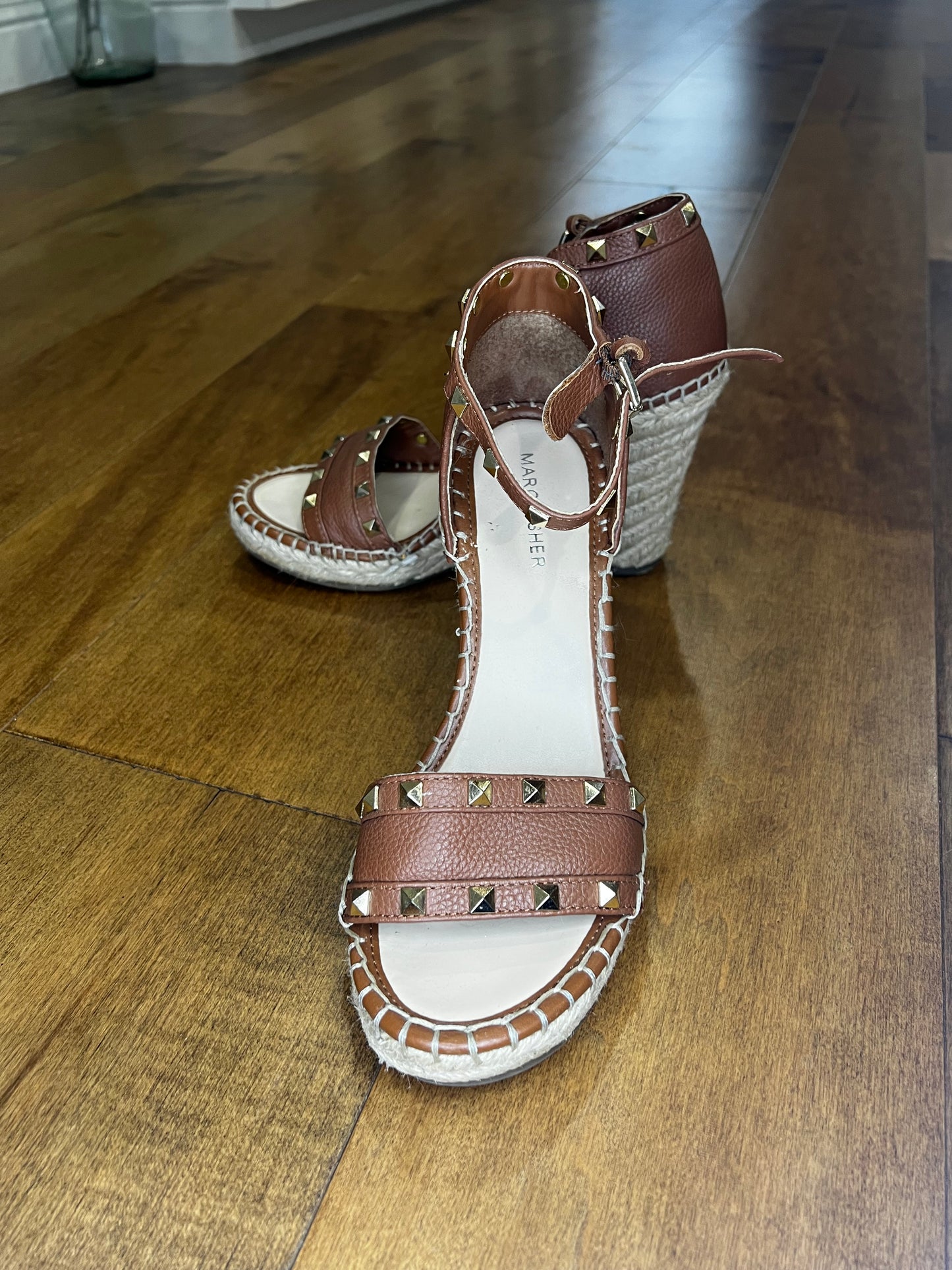 Marc Fisher Studded Wedges- Sz 8