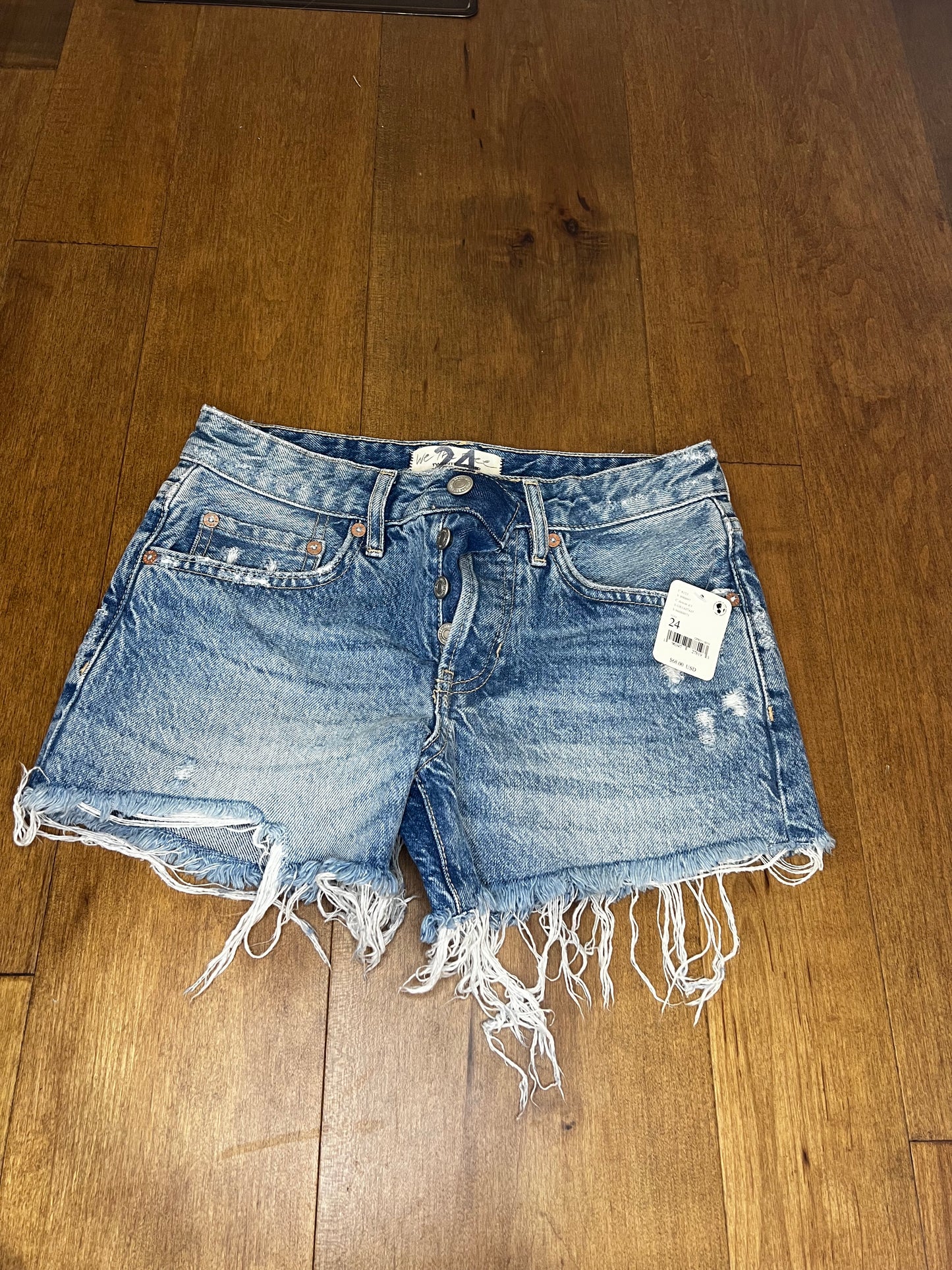 Free People Denim Shorts- Sz 24