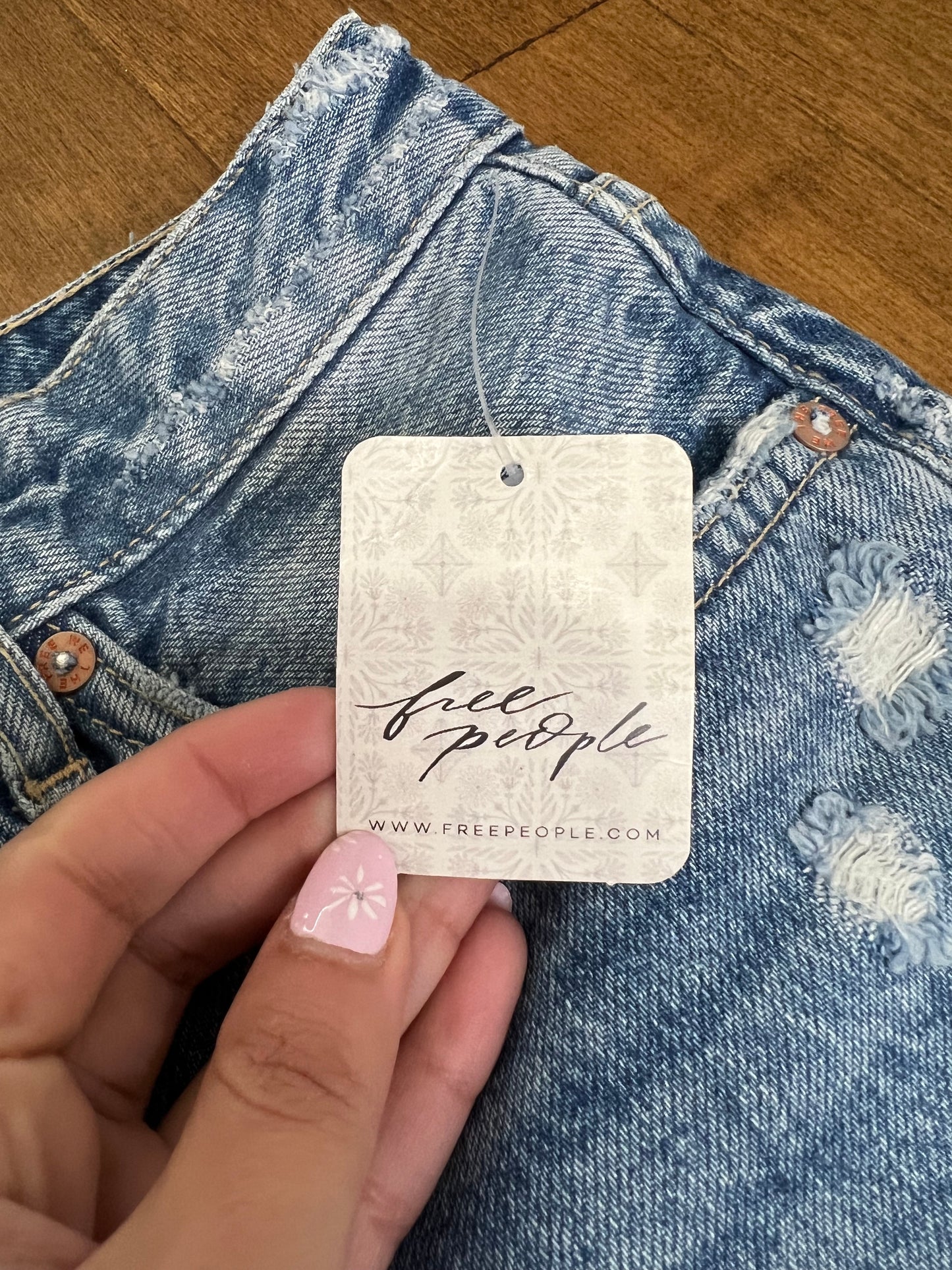Free People Denim Shorts- Sz 24