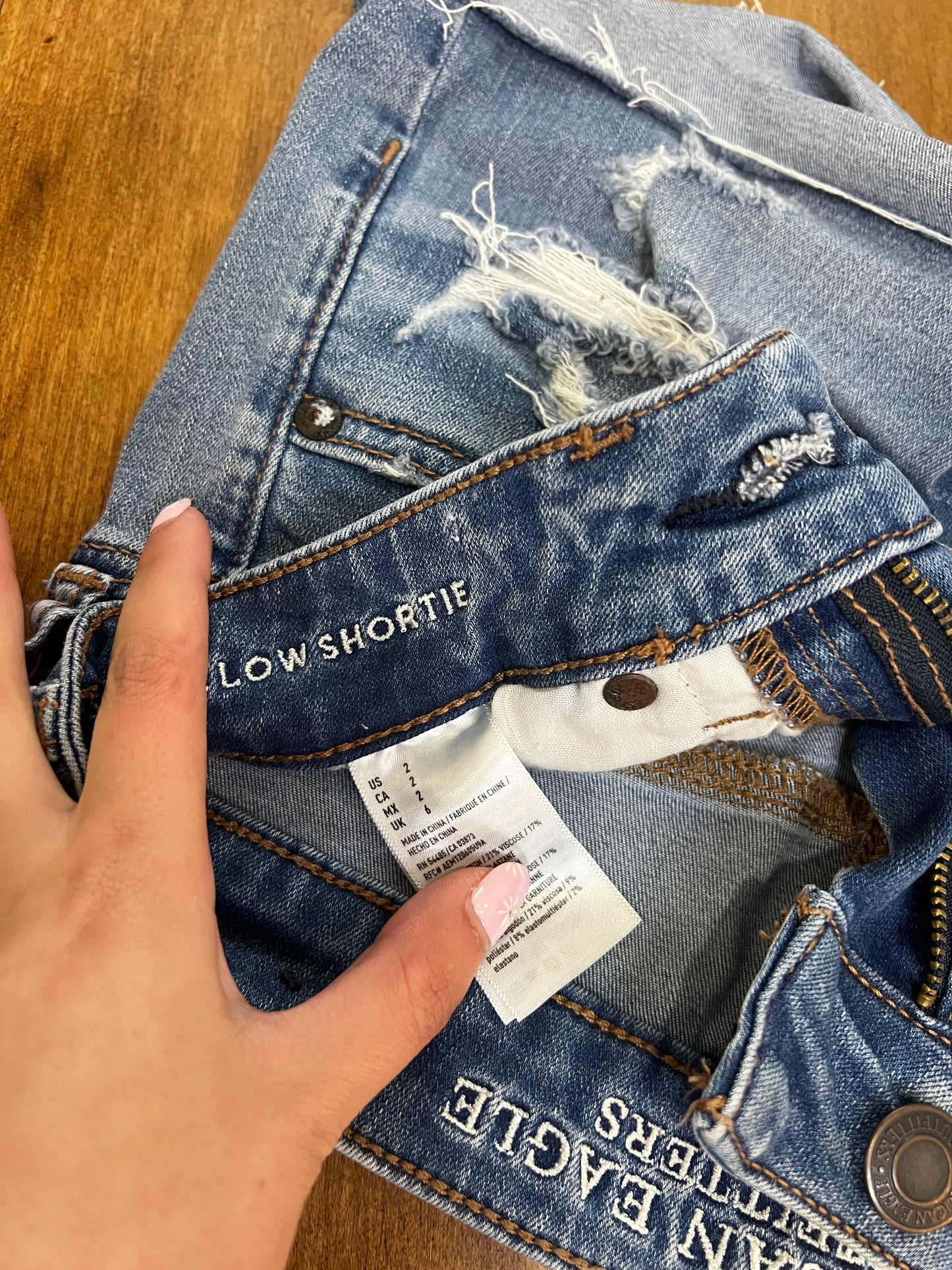 American Eagle Denim Shorts- Sz 2