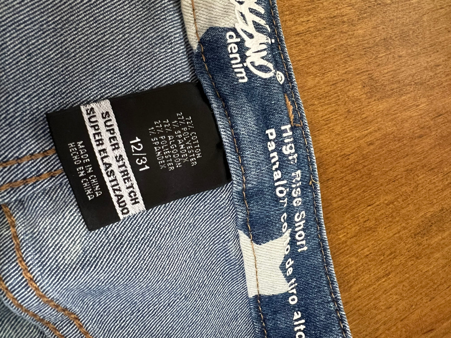 Mossimo Denim Star Shorts- Sz 12