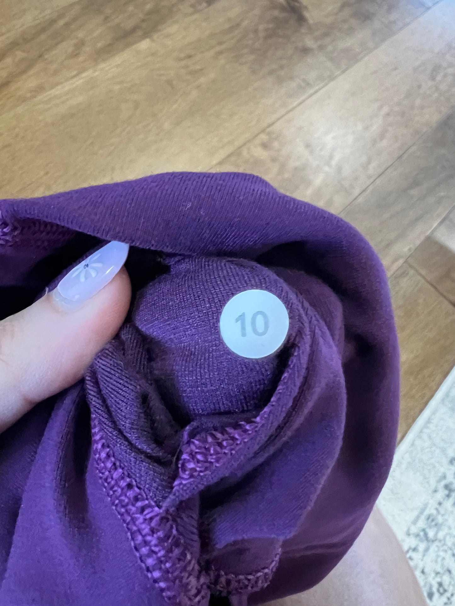 Lululemon Purple Capri Leggings- Sz 10