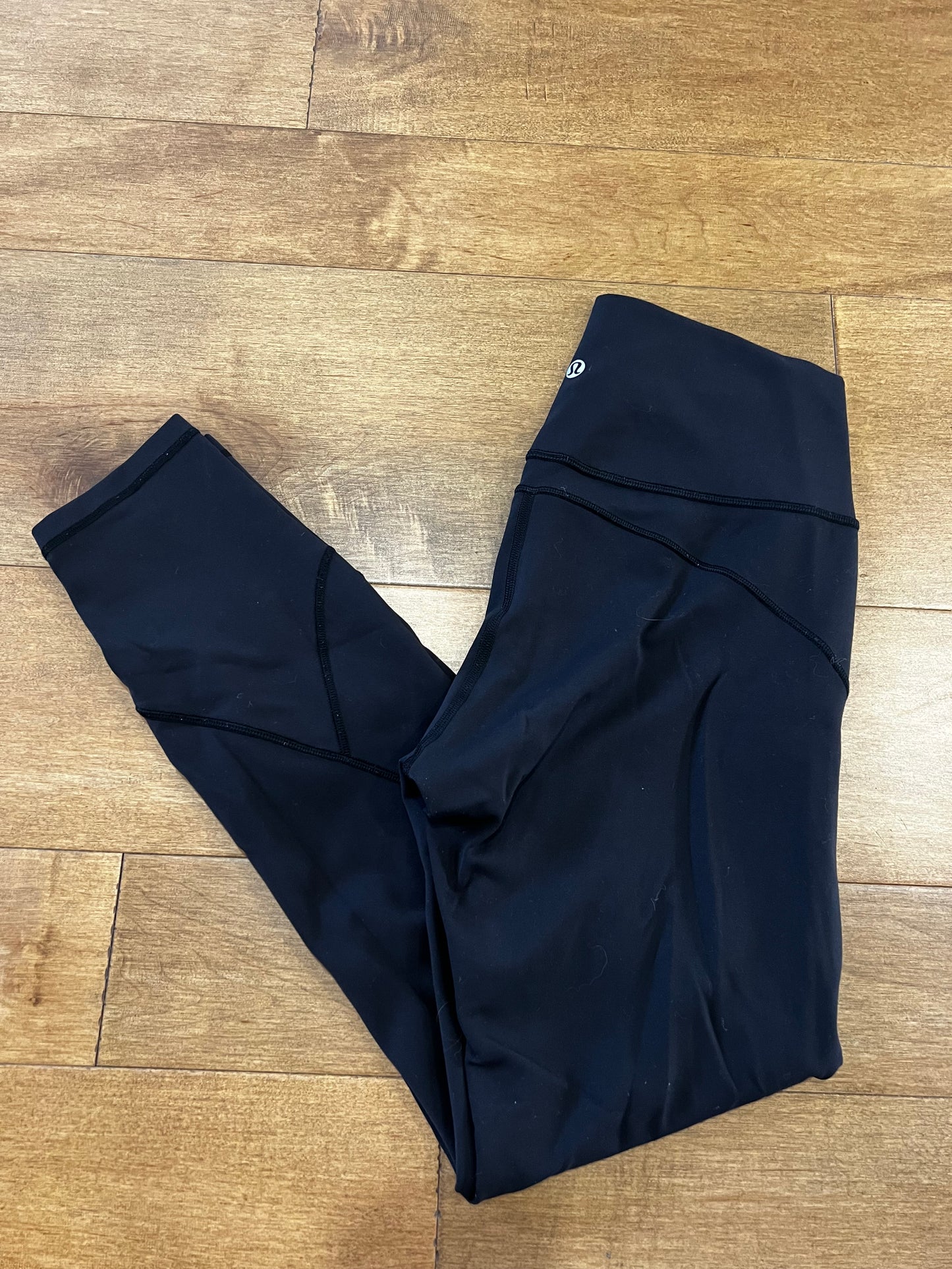 Lululemon Black Everlux In Movement Leggings- Sz 8