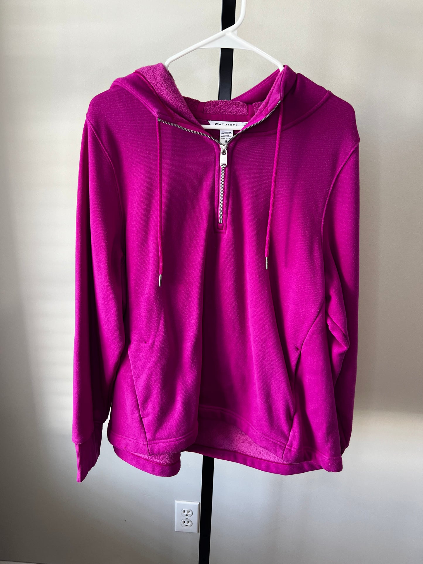 Athleta Fleece Quarter Zip- Sz XL