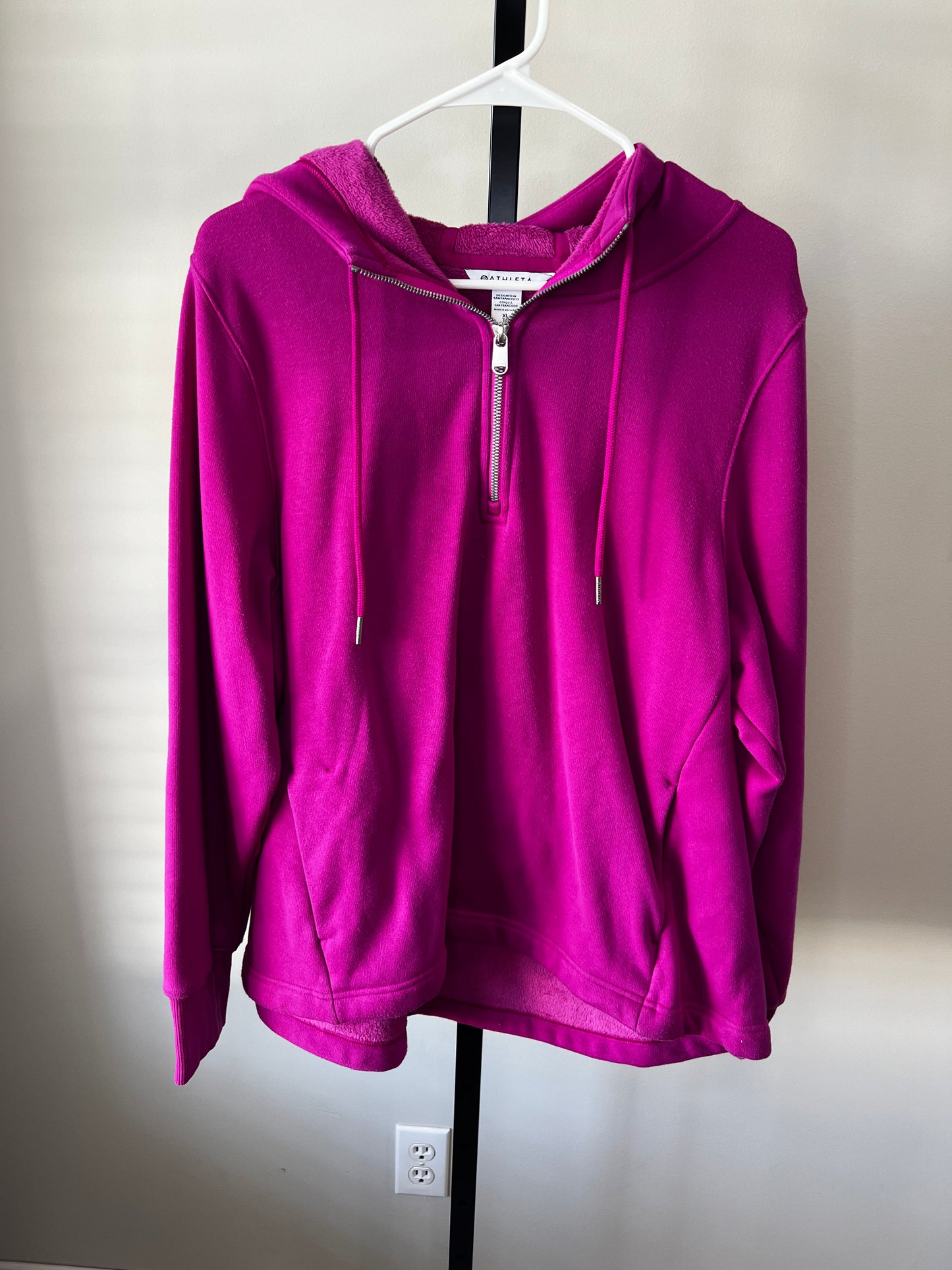 Athleta Fleece Quarter Zip- Sz XL
