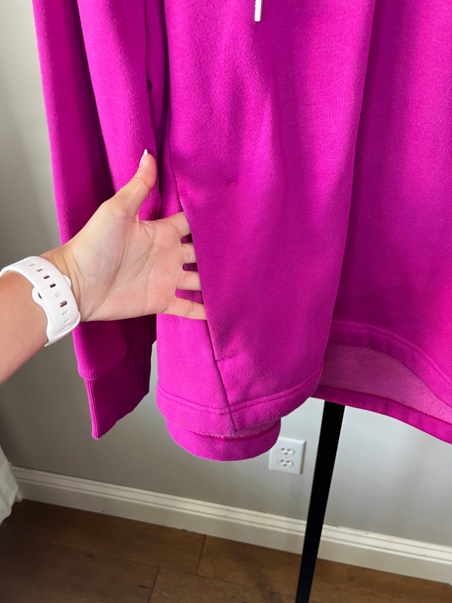 Athleta Fleece Quarter Zip- Sz XL