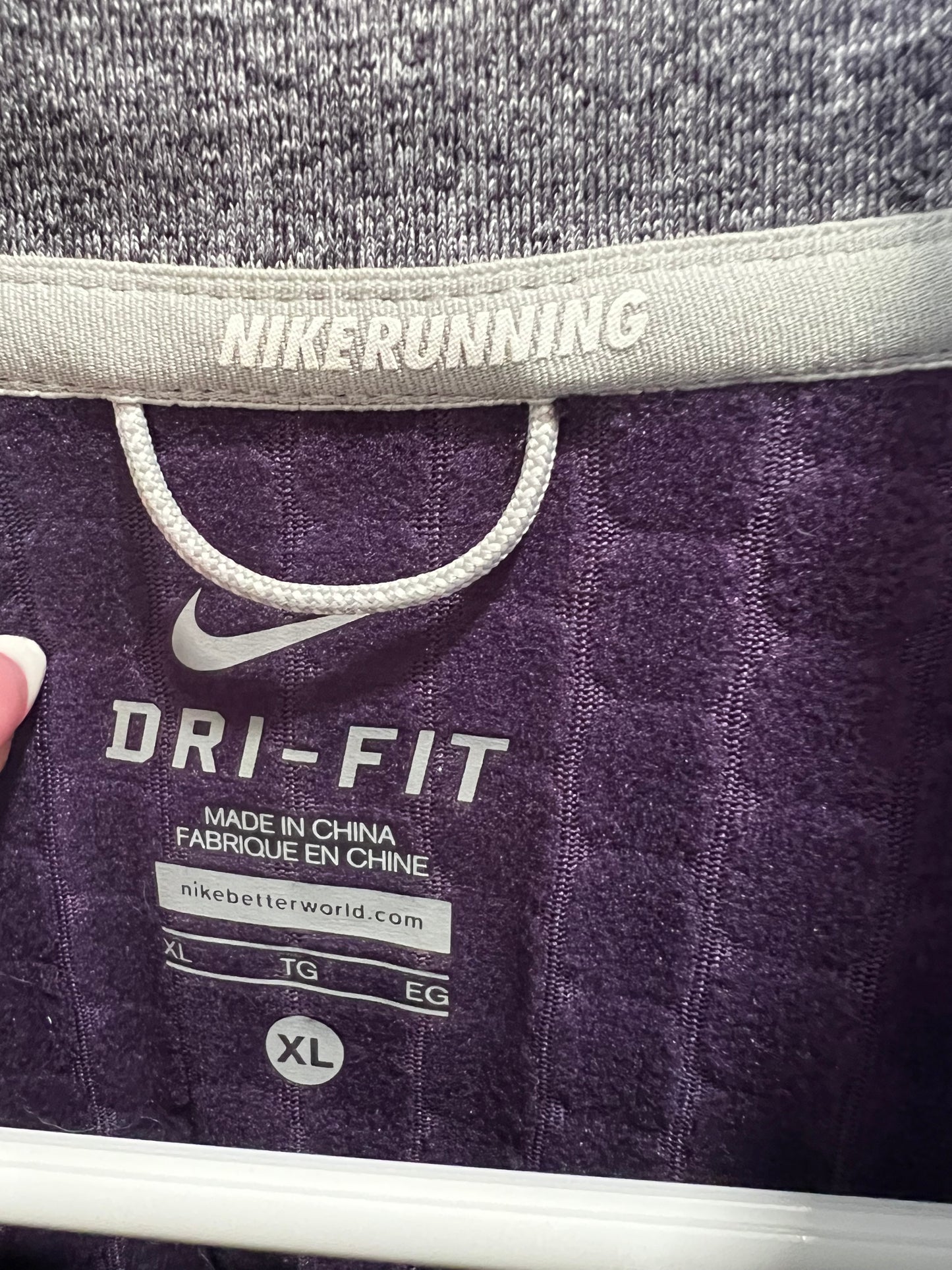 Nike Dri Fit Quarter Zip- XL