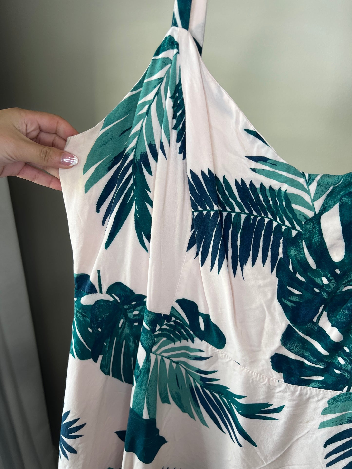 Palm Leaf Dress- Sz XL