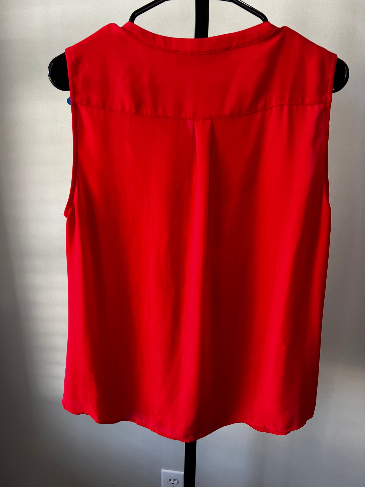 Karl Lagerfeld Red Ruffle Top- Sz L