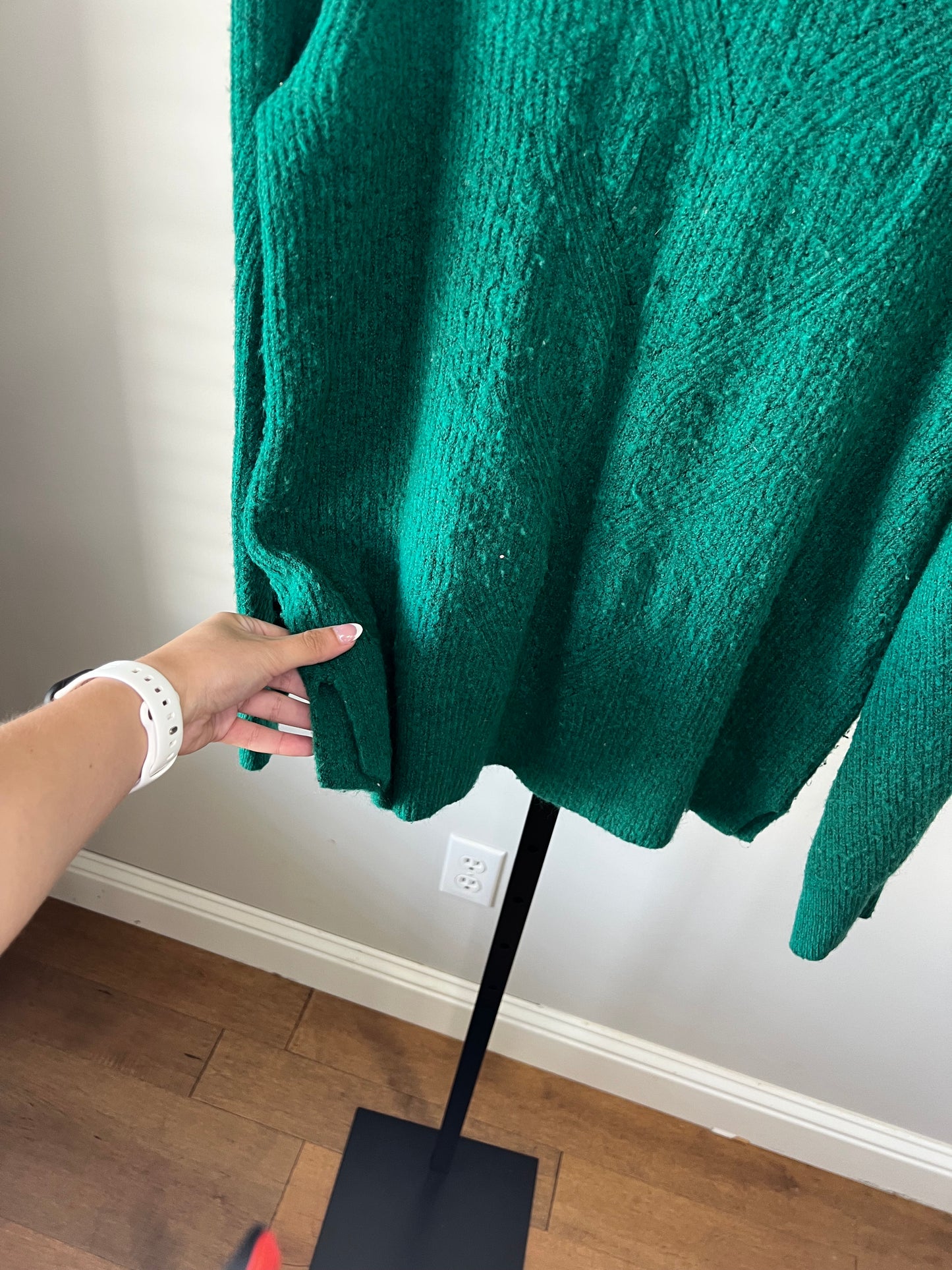 Loft Green Sweater- Sz L