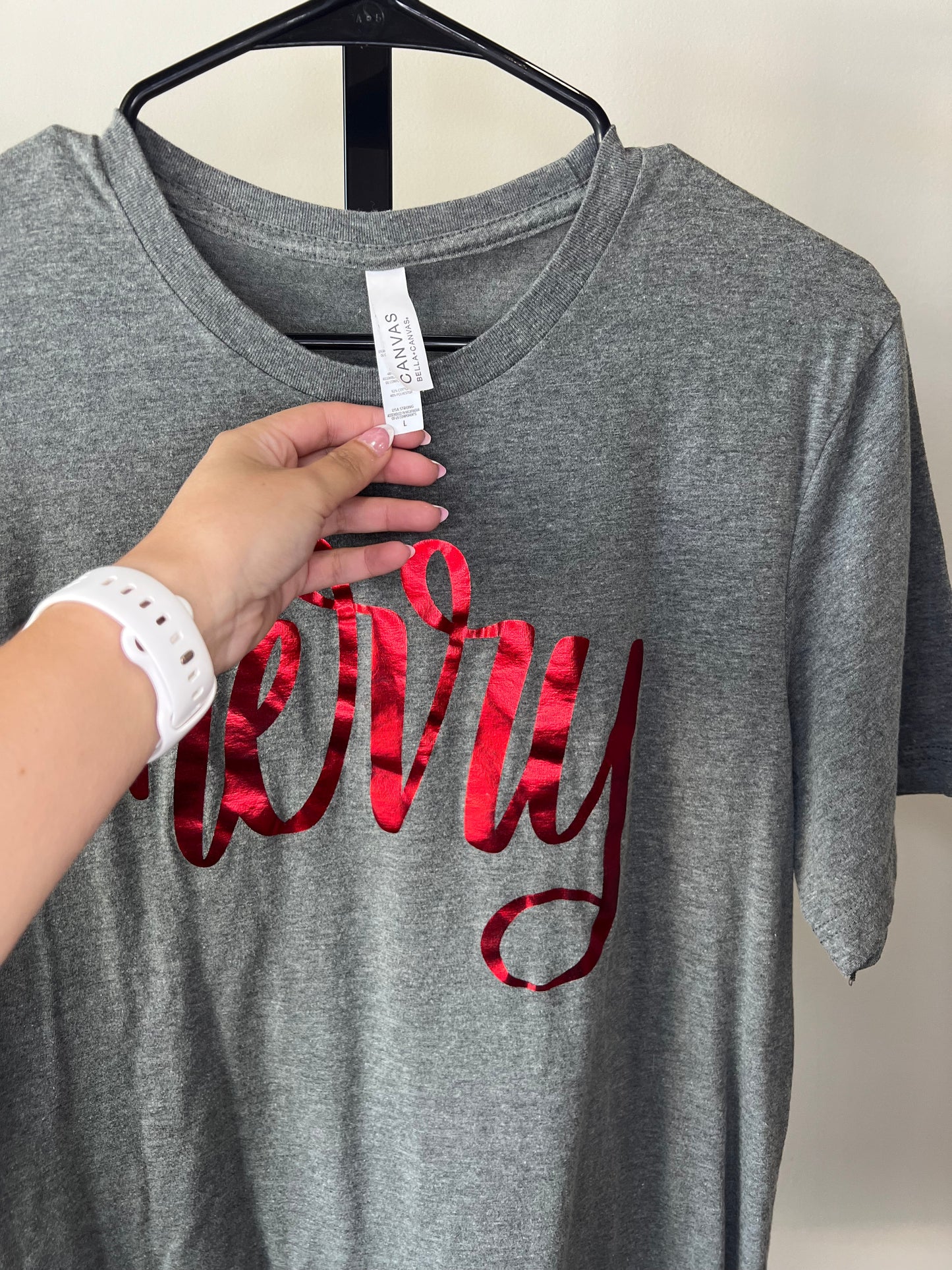 Merry Short Sleeve Shirt- Sz L