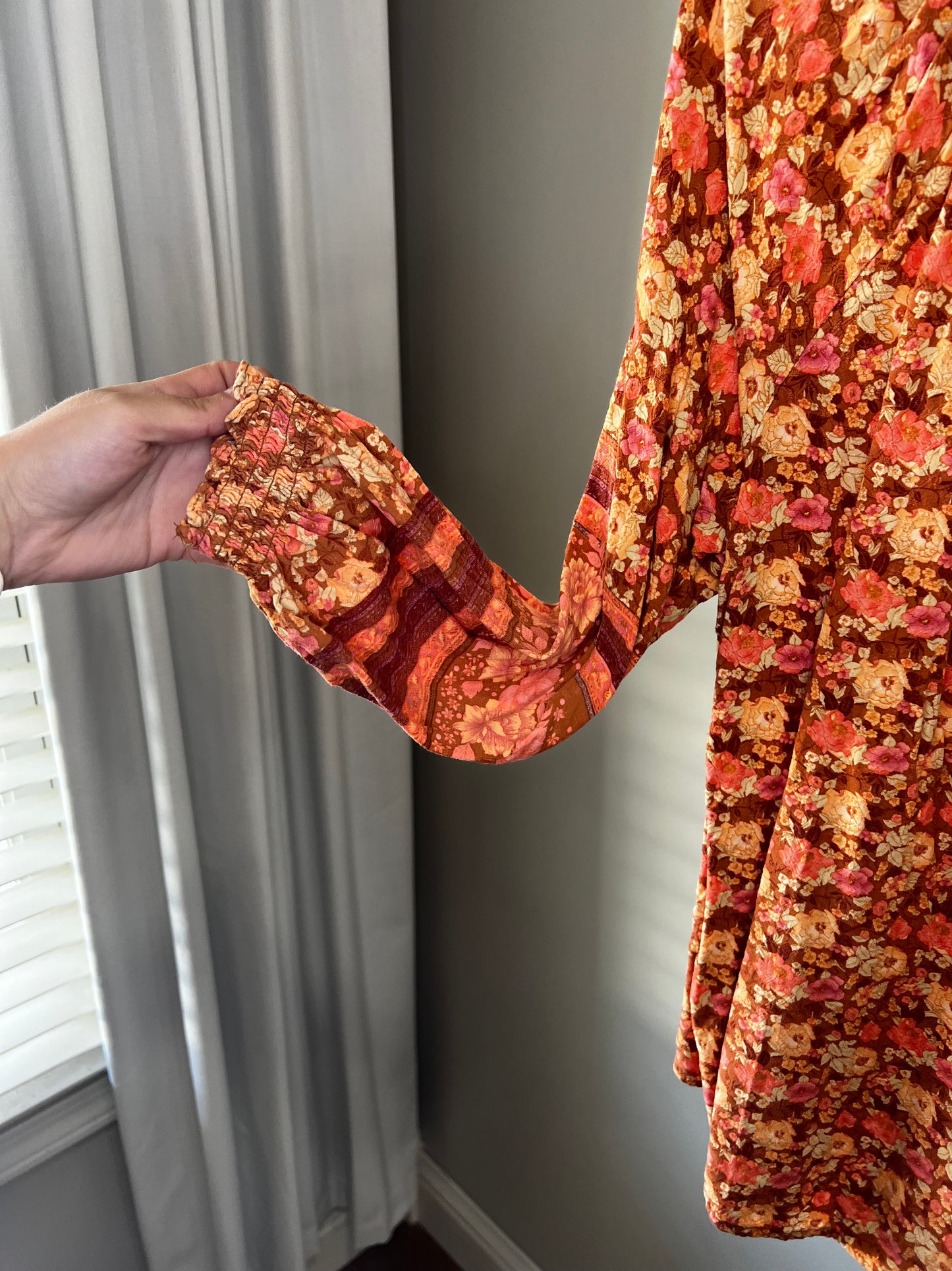 Mason & Belle Floral Blouse- Sz L