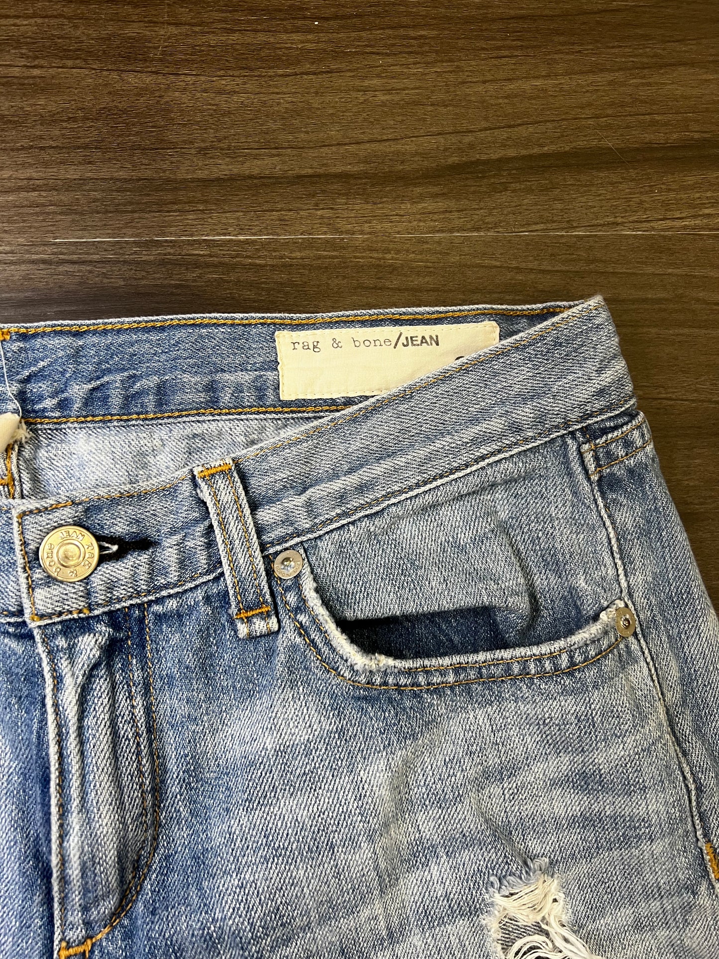 Rag & Bone Boyfriend Light Wash Jean