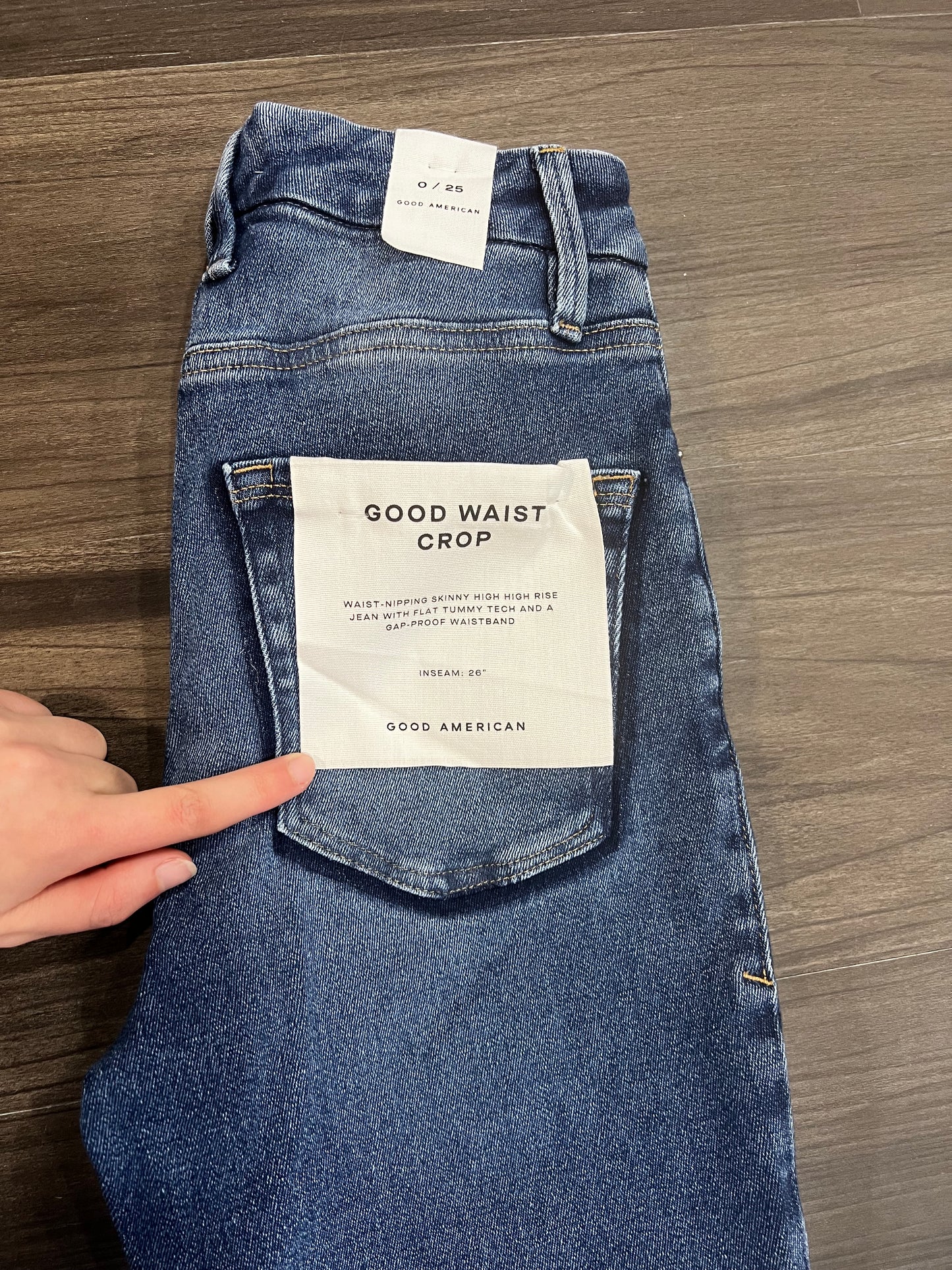 Good American Crop Jeans