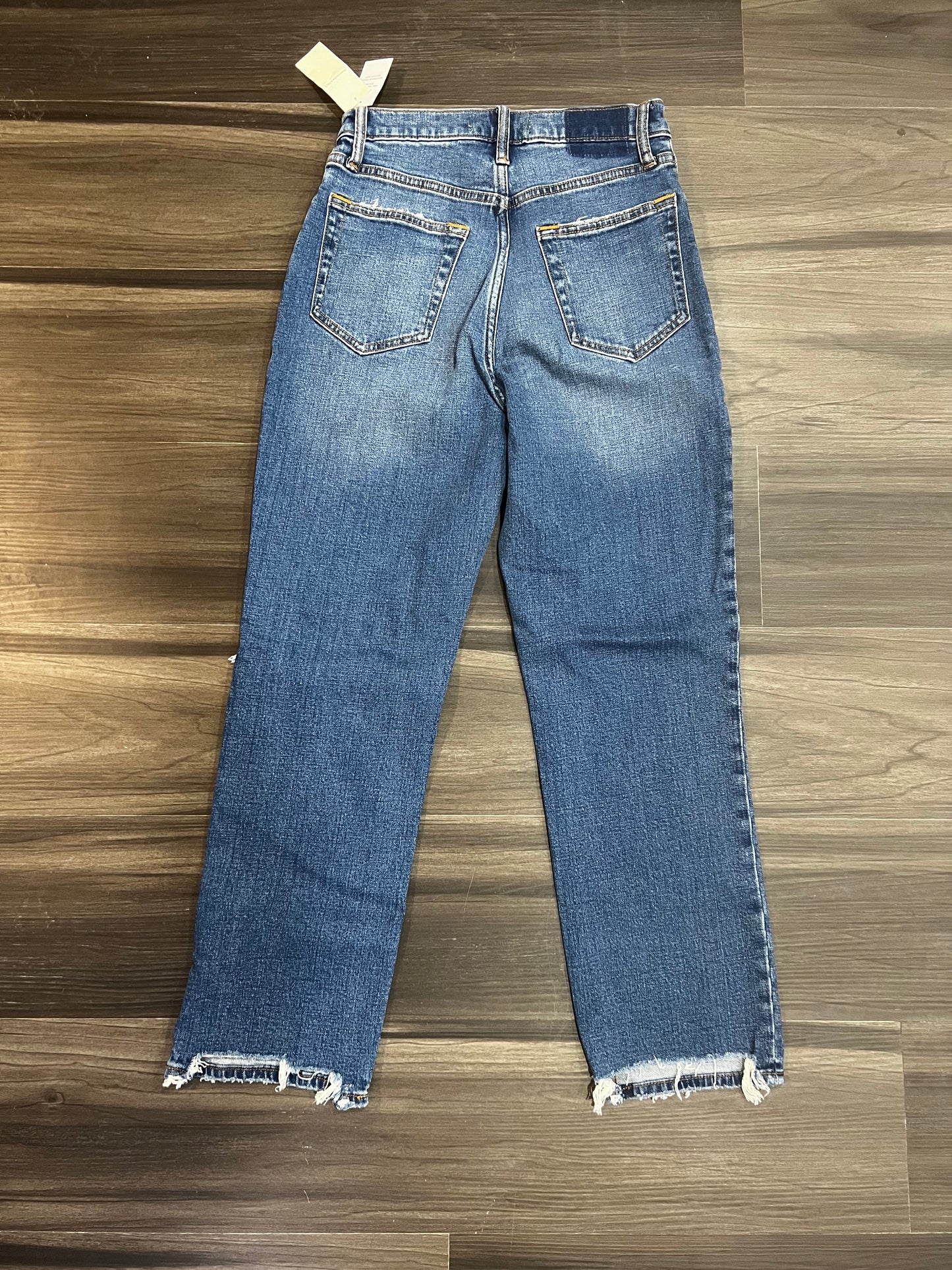 Abercrombie & Fitch Ankle Straight Ultra High Rise Jean